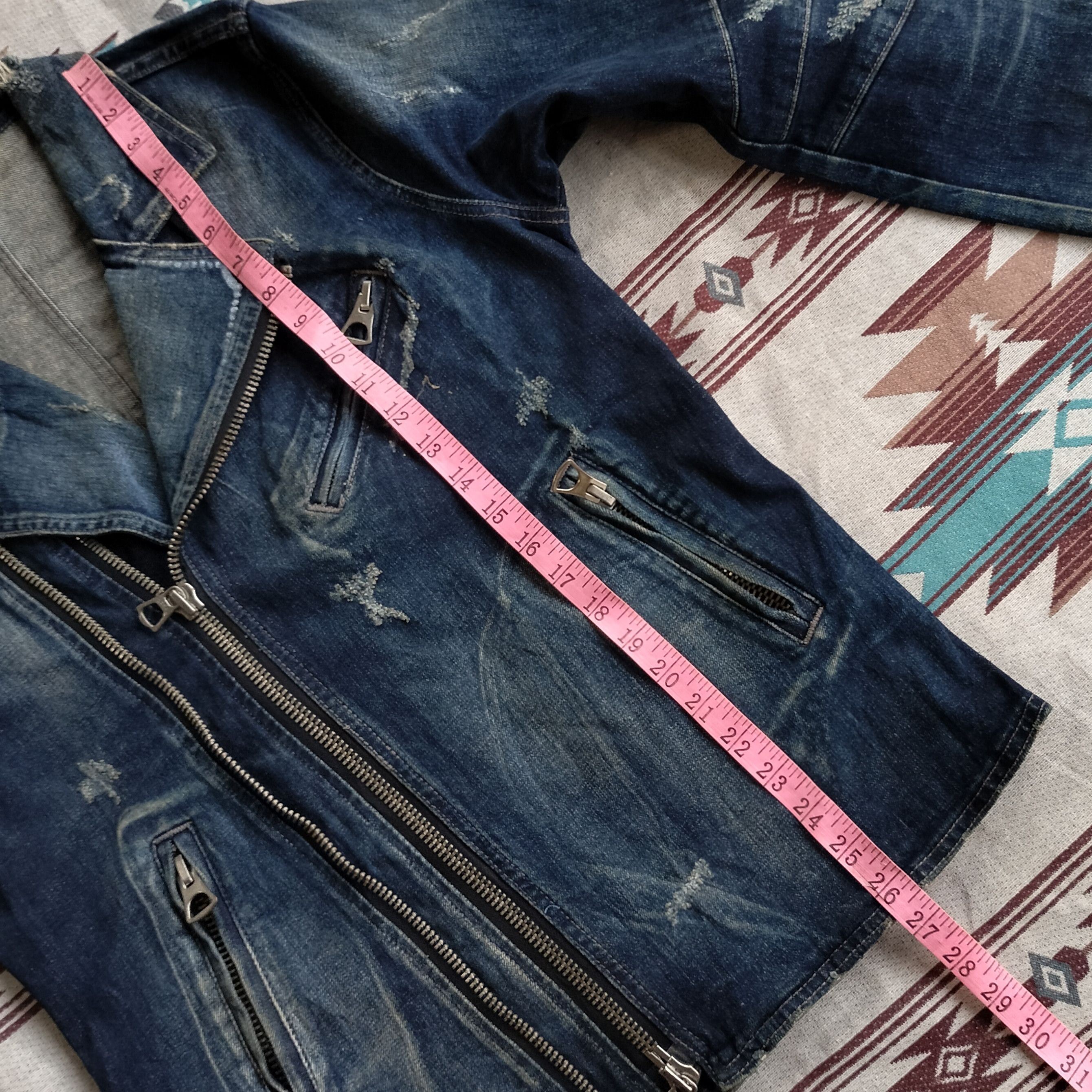 semanticdesign SemanticDesign rock double collar denim jacket Size US M / EU 48-50 / 2 - 18 Thumbnail