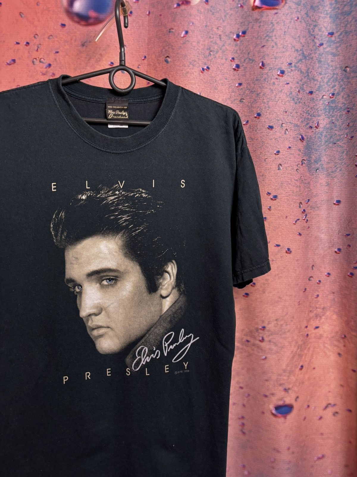 Band Tees Vintage 90s Elvis Presley band tee Size US L / EU 52-54 / 3 - 1 Thumbnail