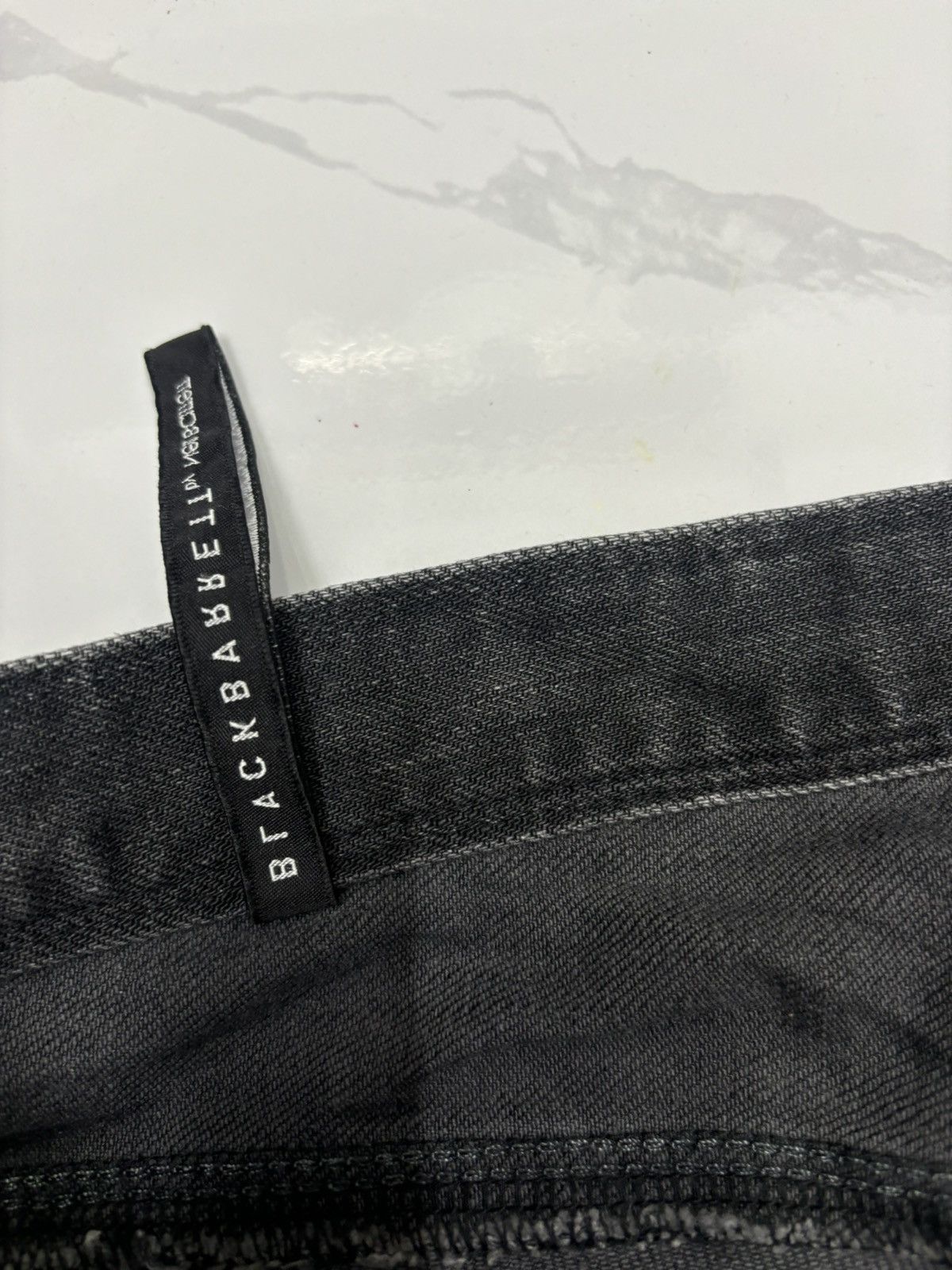 Black Barrett SS2014🔥BLACK BARRETT CLAWMARK DENIM BY NEIL BARRETT JEANS Size US 30 / EU 46 - 8 Thumbnail