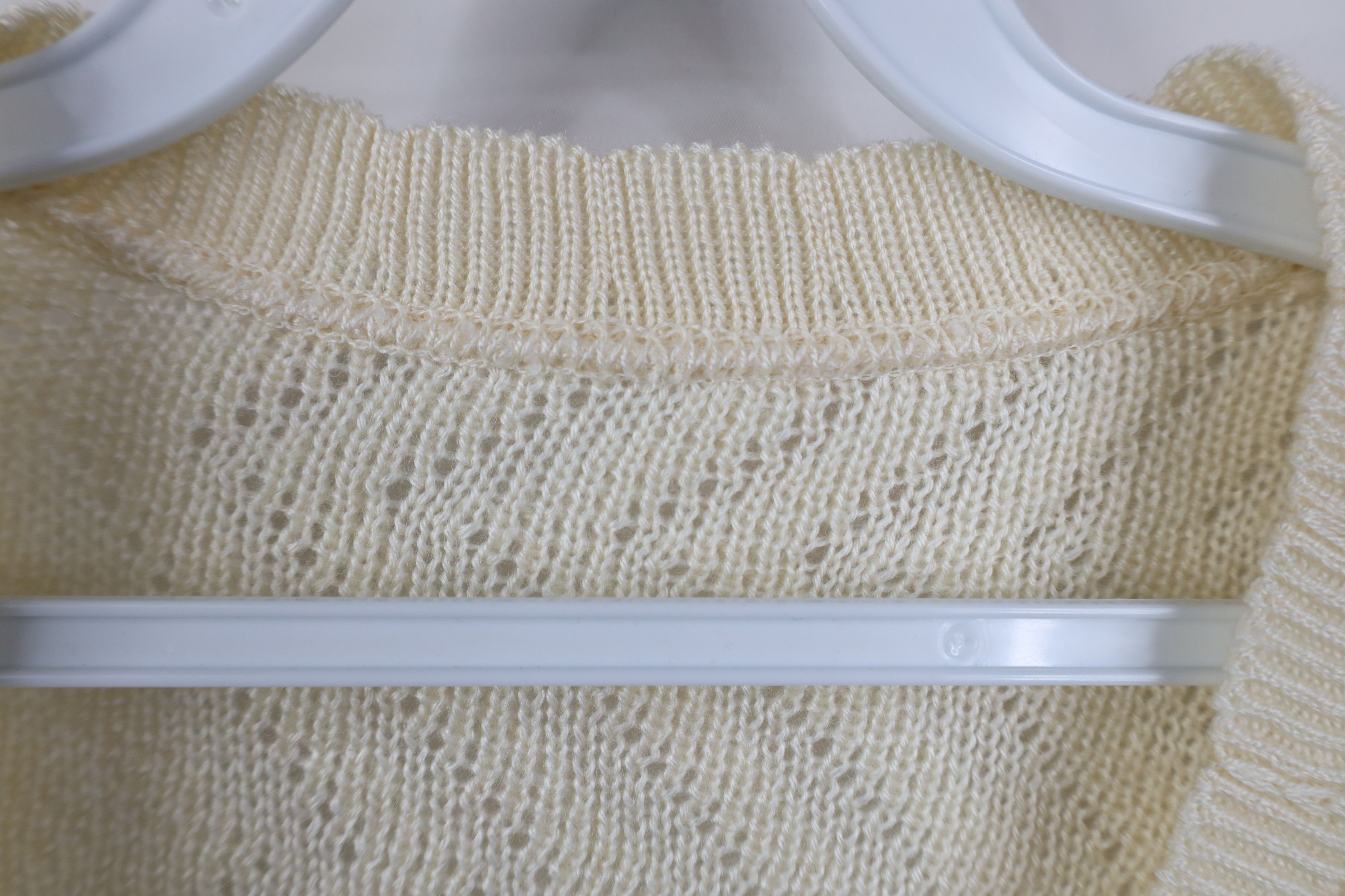 Vintage Deadstock Vintage 60s Streetwear Crochet Knit Sweater Vest Size L / US 10 / IT 46 - 7 Thumbnail