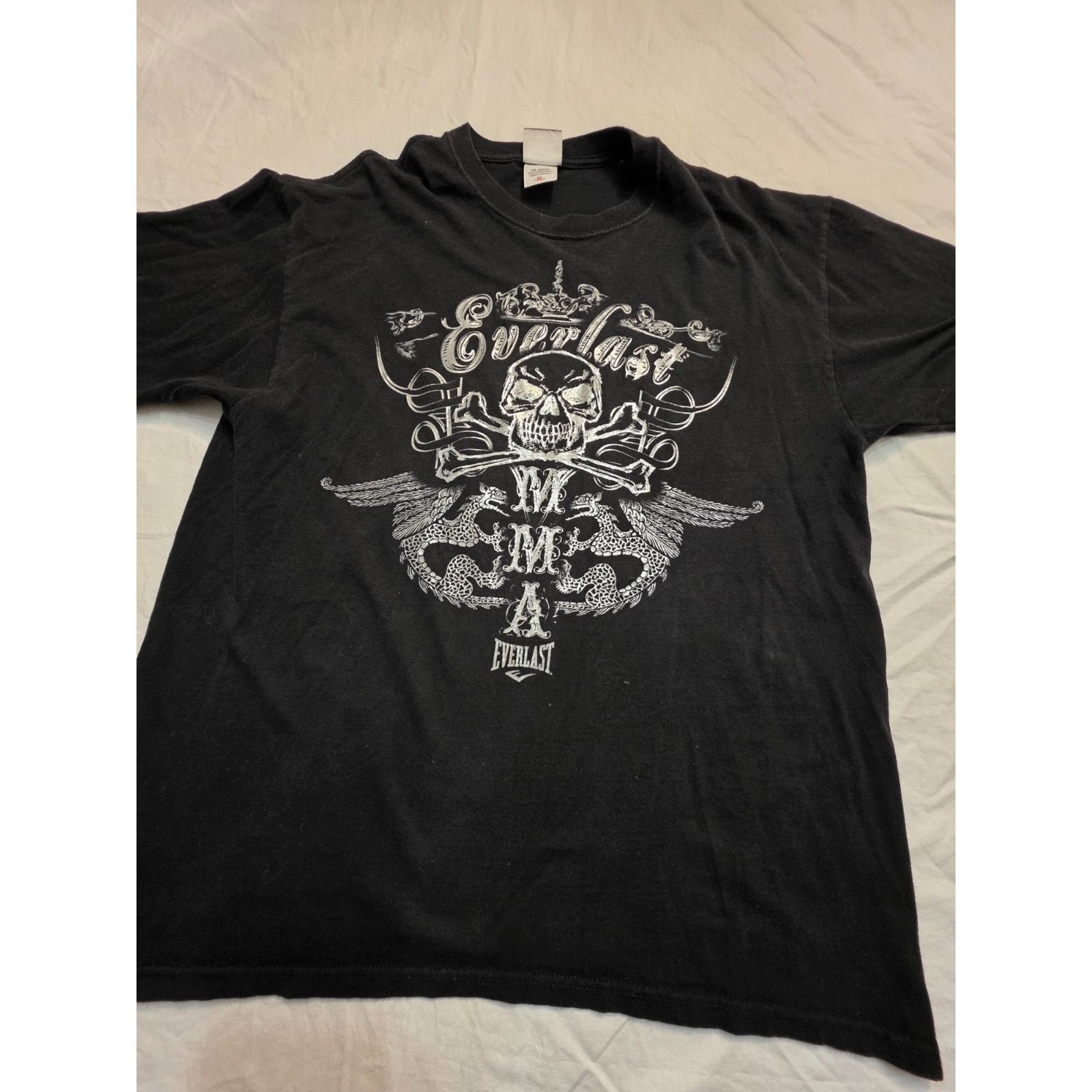 Everlast Everlast MMA Men's Size Xl Short Sleeve Black T-shirt Size US XL / EU 56 / 4 - 1 Thumbnail
