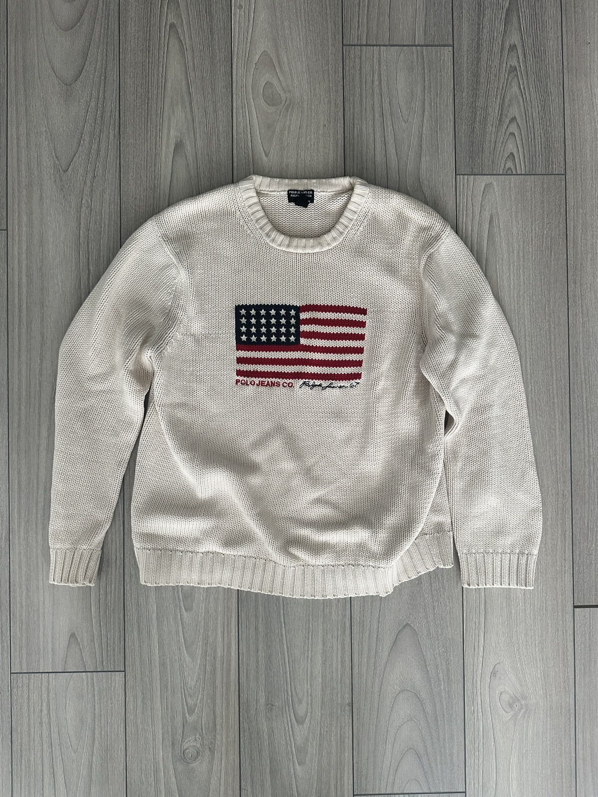 Polo Ralph Lauren Polo Ralph Lauren Iconic Flag Sweater Size US L / EU 52-54 / 3 - 1 Thumbnail