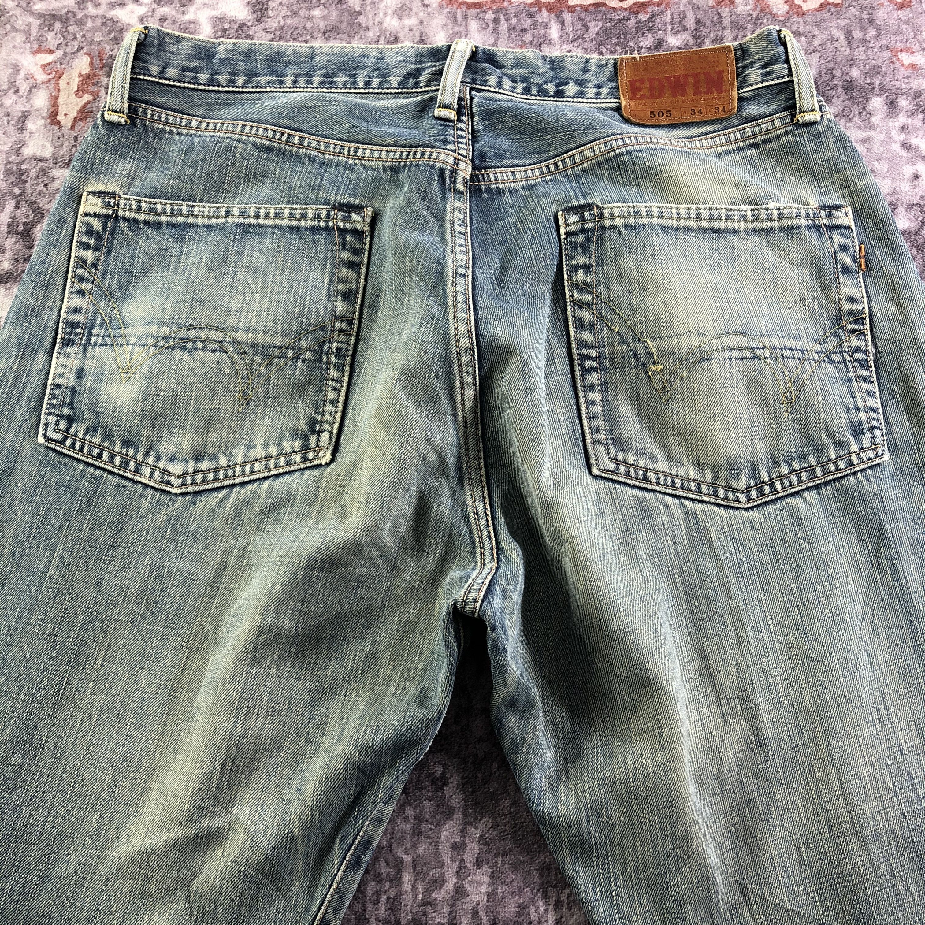 Edwin Vintage Edwin 505 Selvedge Jeans-JM3601 Size US 35 - 5 Thumbnail