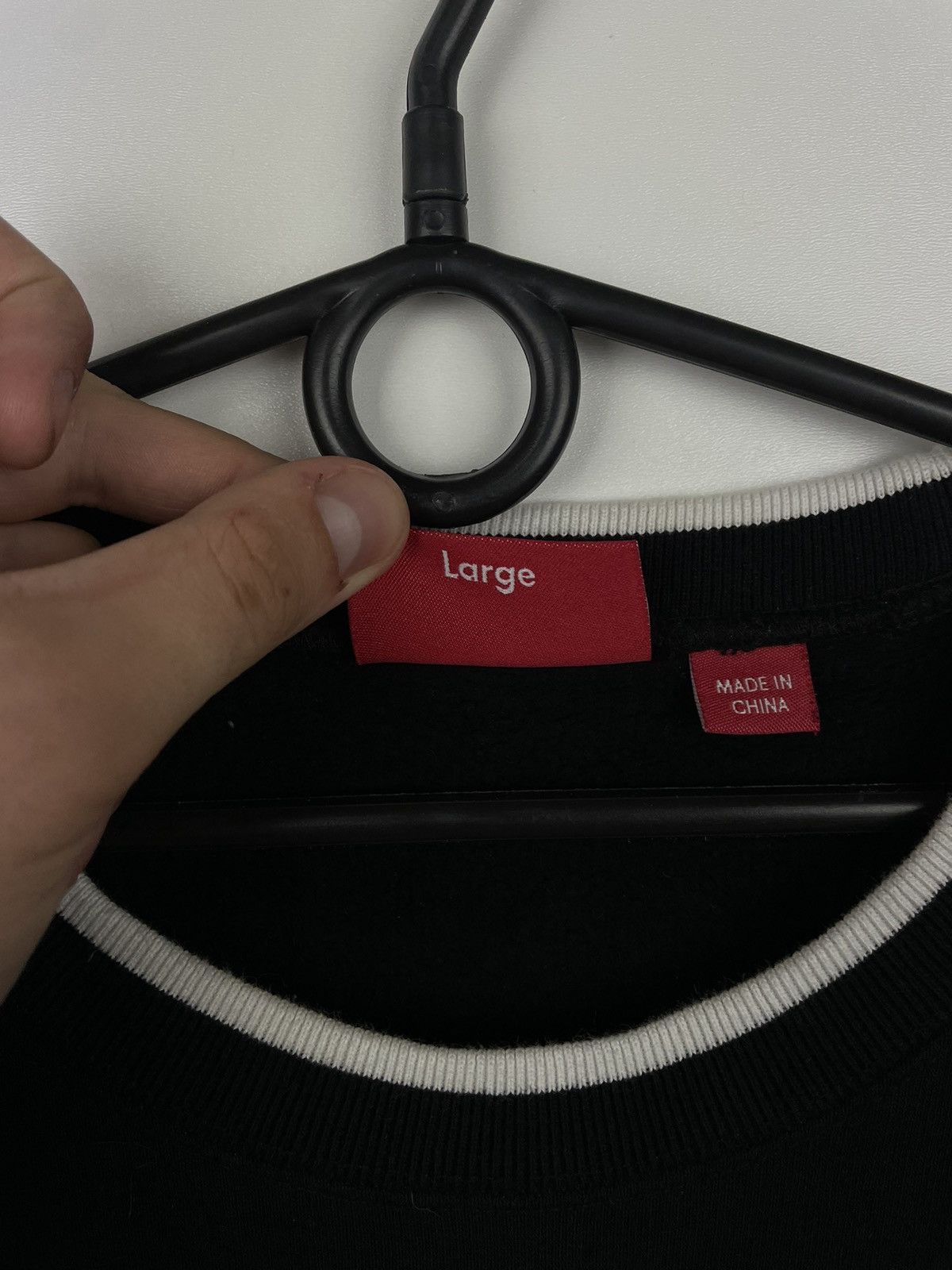 Supreme Supreme Stretch Crewneck sweatshirt Black Size L Size US L / EU 52-54 / 3 - 5 Thumbnail