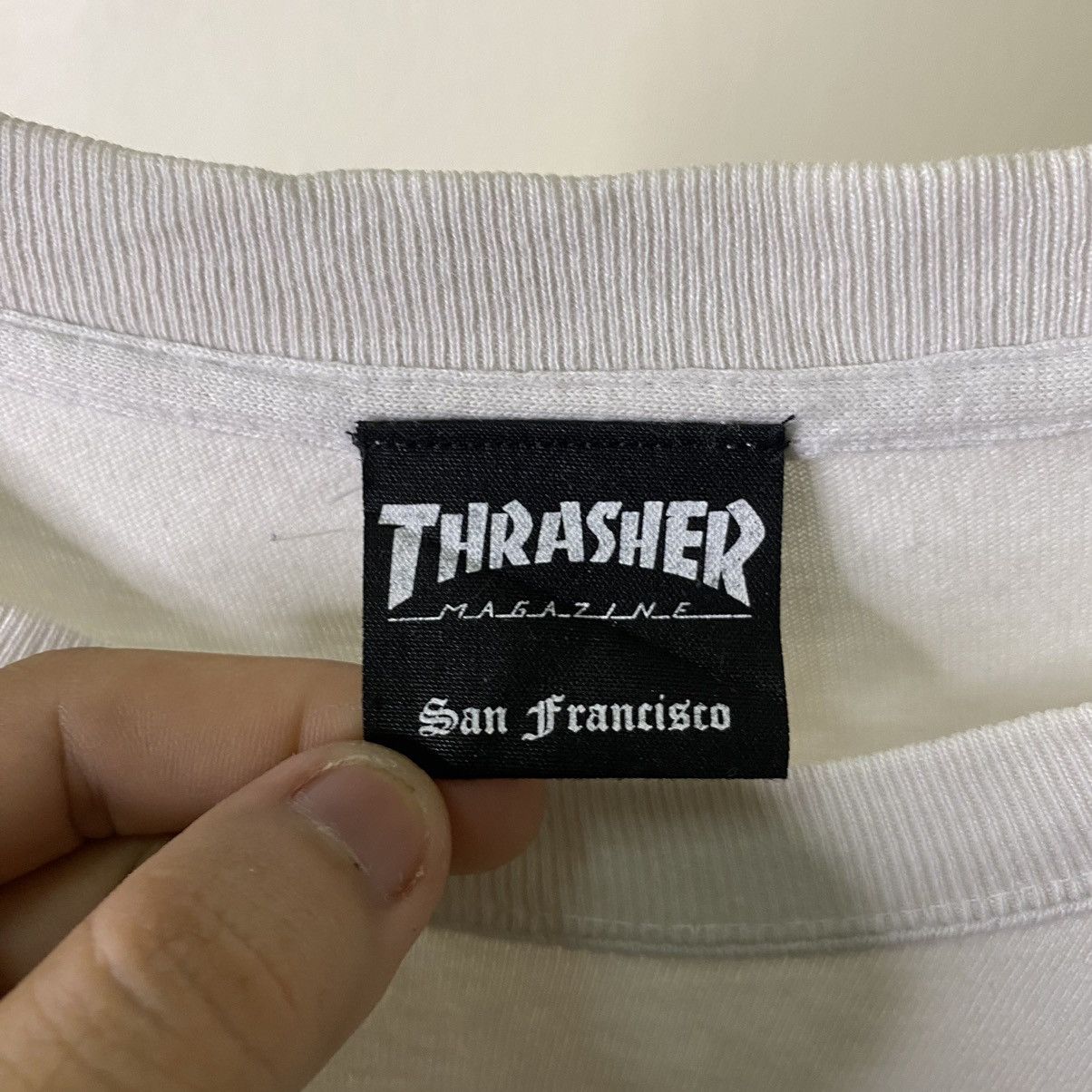 Thrasher × Vintage Vintage Y2K Thrasher Skateboard Magazine Tee Size US L / EU 52-54 / 3 - 3 Thumbnail