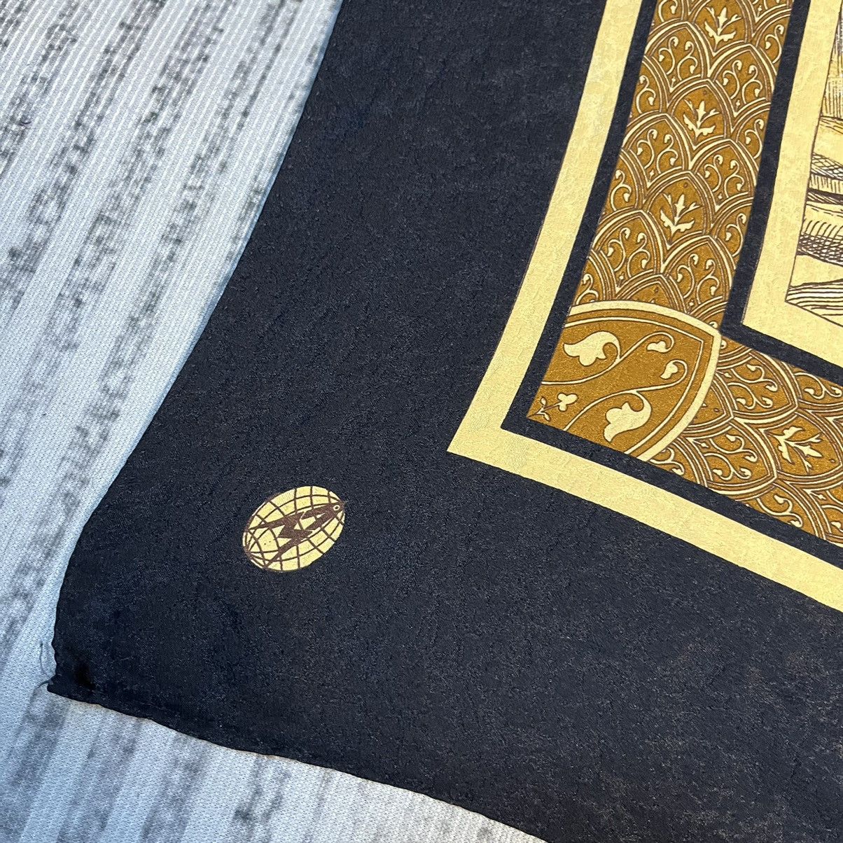 Alviero Martini × Vintage Vintage Rare Alviero Martini Silk scarf Size ONE SIZE - 8 Thumbnail