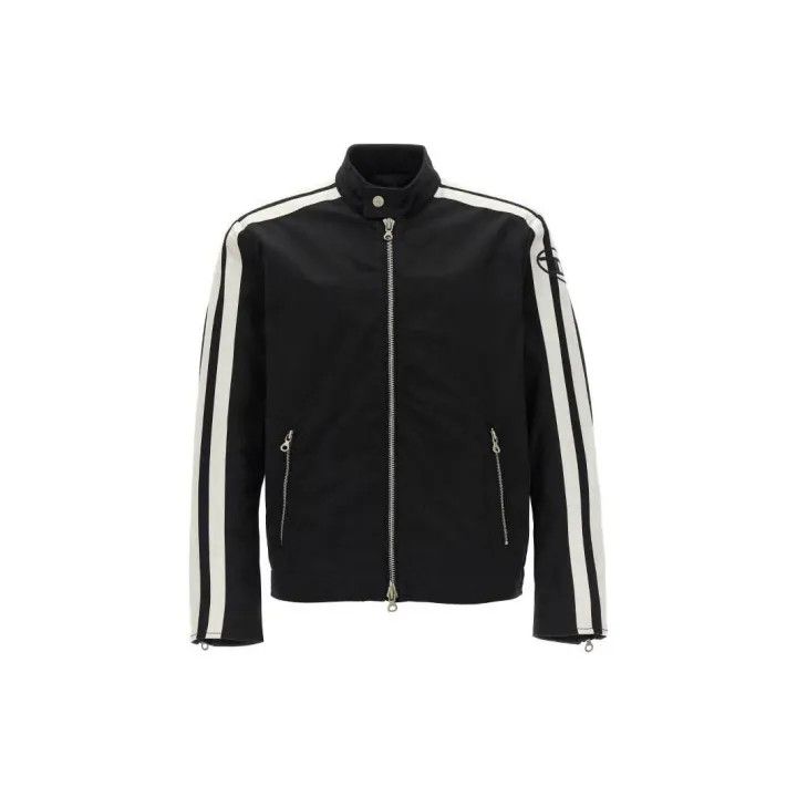 Diesel Diesel Black Zippered Jacket for Men 0079 Size US L / EU 52-54 / 3 - 1 Thumbnail