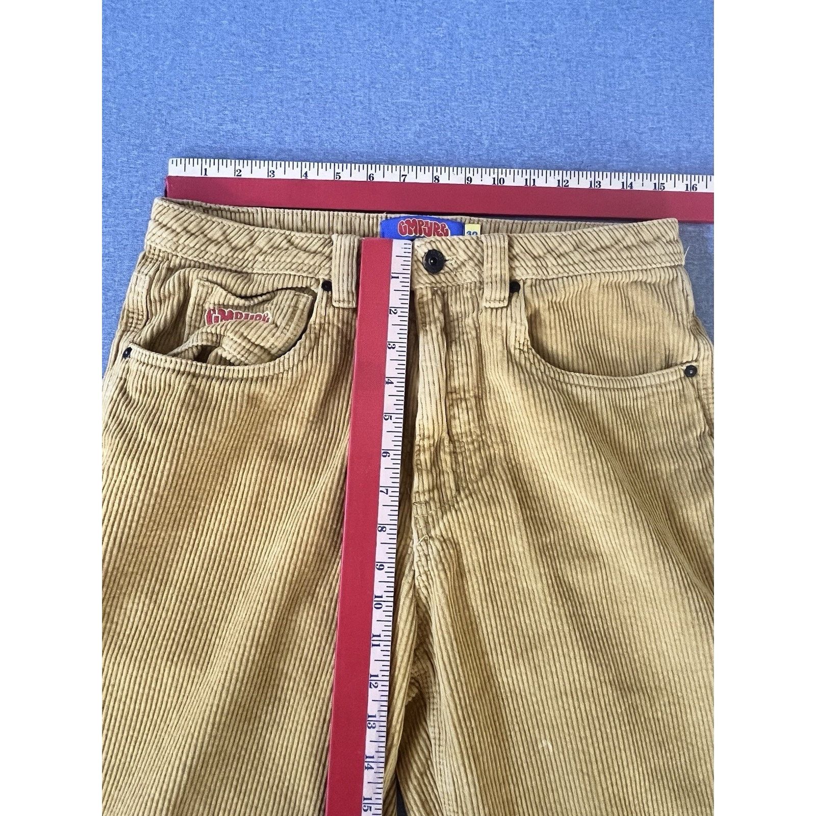 Empyre Empyre Pants Mens 30 Corduroy Relaxed Fit Straight Leg Size US 30 / EU 46 - 3 Thumbnail