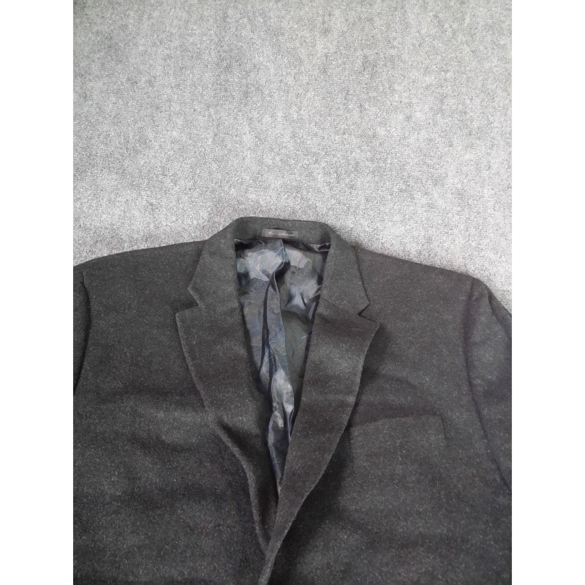 Lauren Ralph Lauren Lauren Ralph Lauren Blazer Men Sz 48R Wool Gray Designer Wor Size 48R - 2 Thumbnail