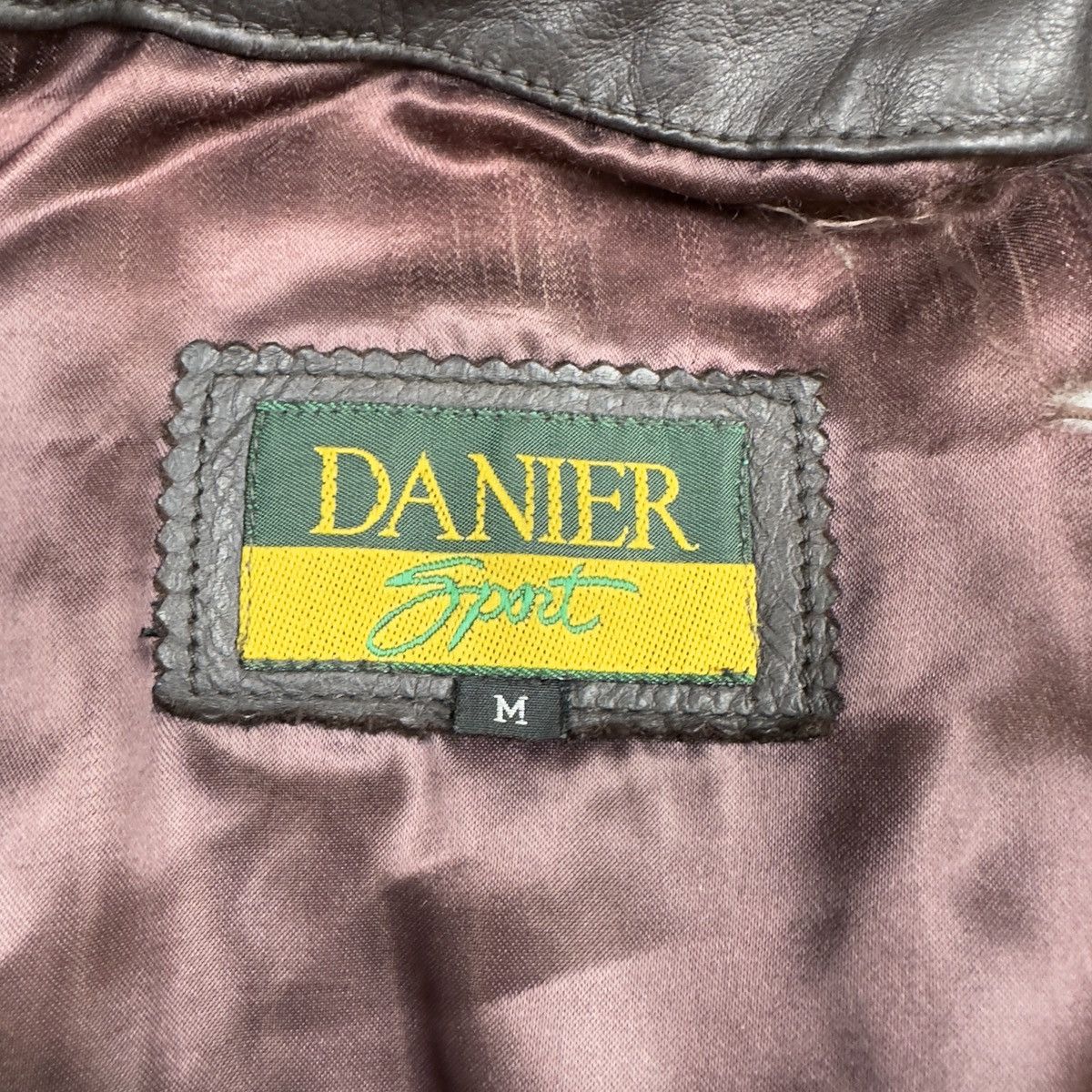 Danier Vintage Y2K Danier Sport Leather Biker Racer Motorcycle Size US M / EU 48-50 / 2 - 6 Thumbnail