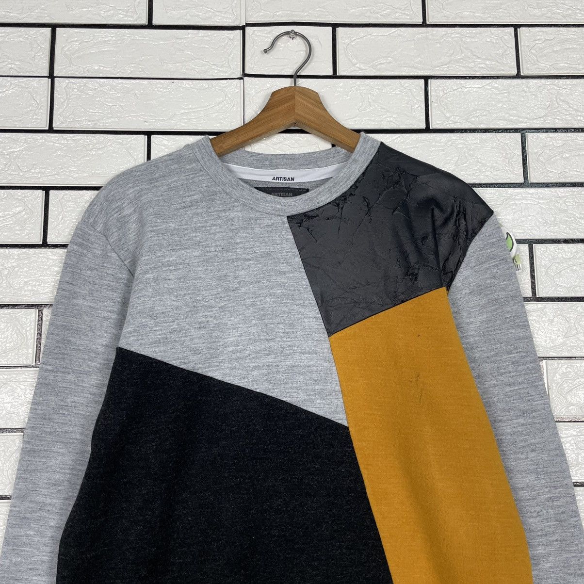 Japanese Brand Artisan Color Block Sweatshirt Size US M / EU 48-50 / 2 - 2 Thumbnail