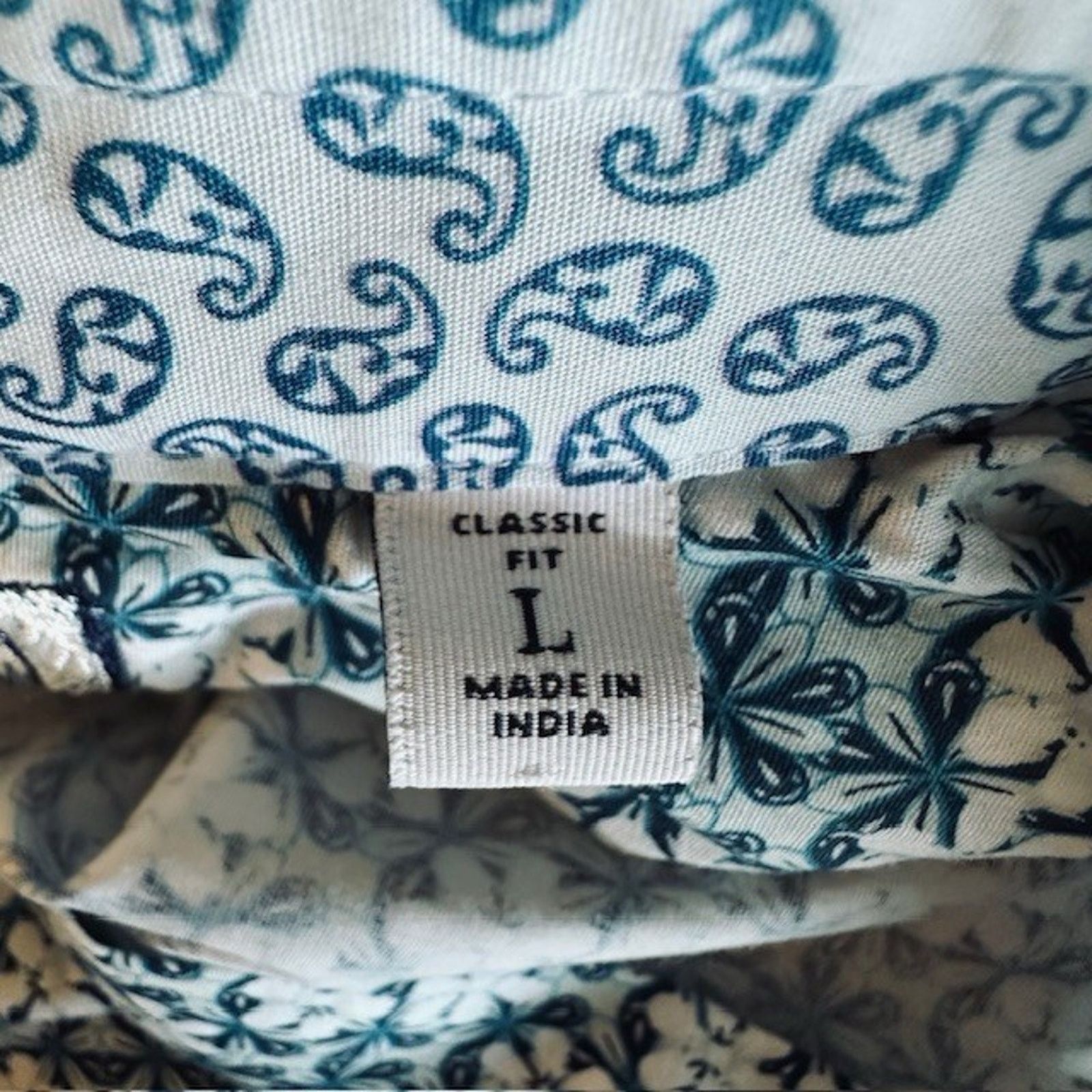 Robert Graham Robert Graham Button Shirt LR Classic Fit Floral Blue/White Size US L / EU 52-54 / 3 - 4 Thumbnail
