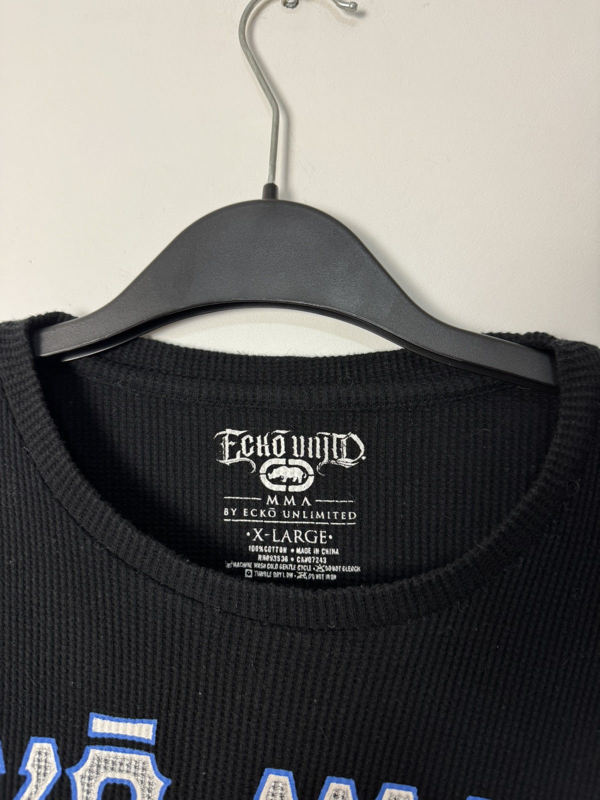 Ecko Unltd. Crazy waffle Ecko Unltd Long sleeve “Battle Tested” Y2K Size US XL / EU 56 / 4 - 6 Thumbnail