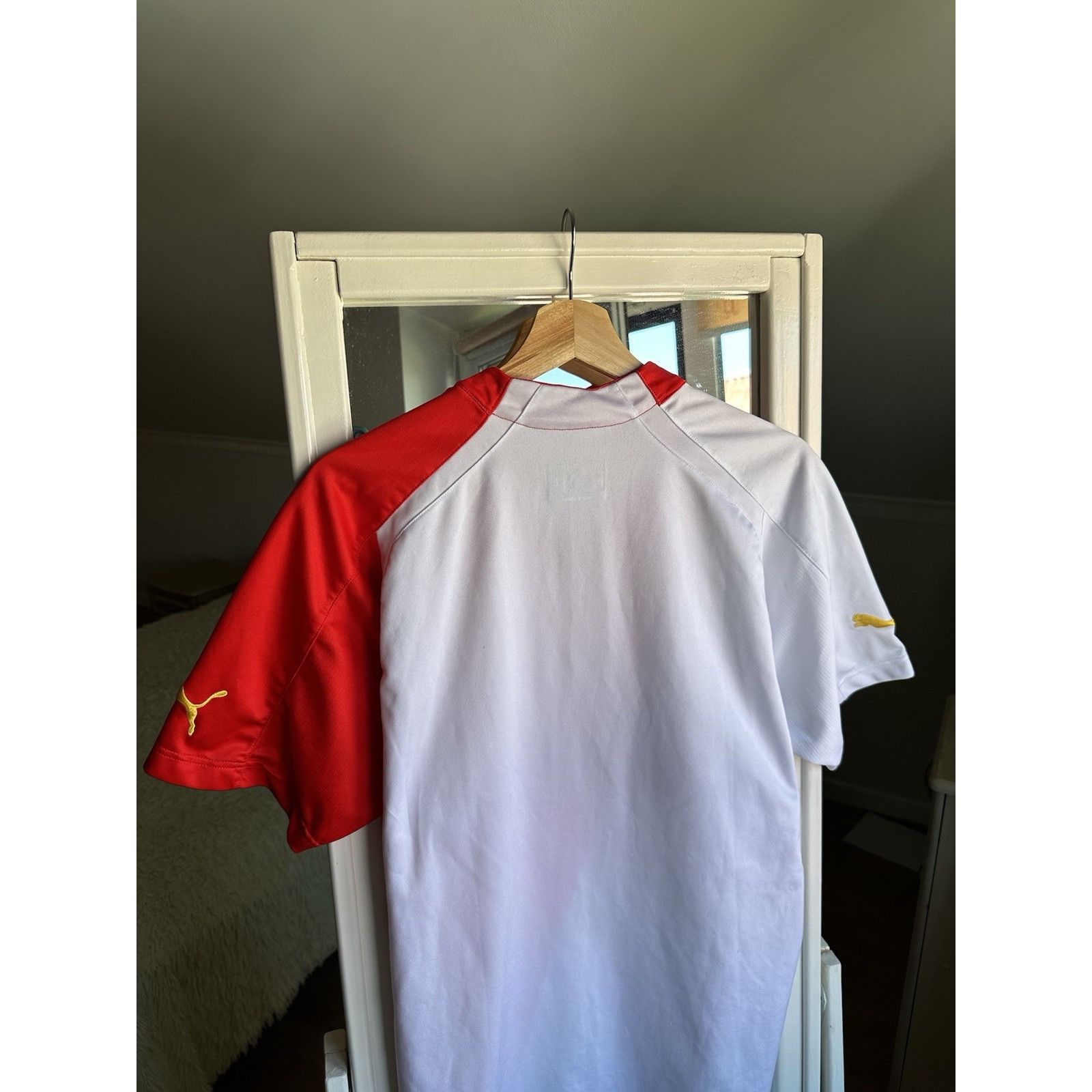Puma Monaco Home football shirt 2001 - 2002 Soccer Jersey Sz L Size US L / EU 52-54 / 3 - 10 Thumbnail