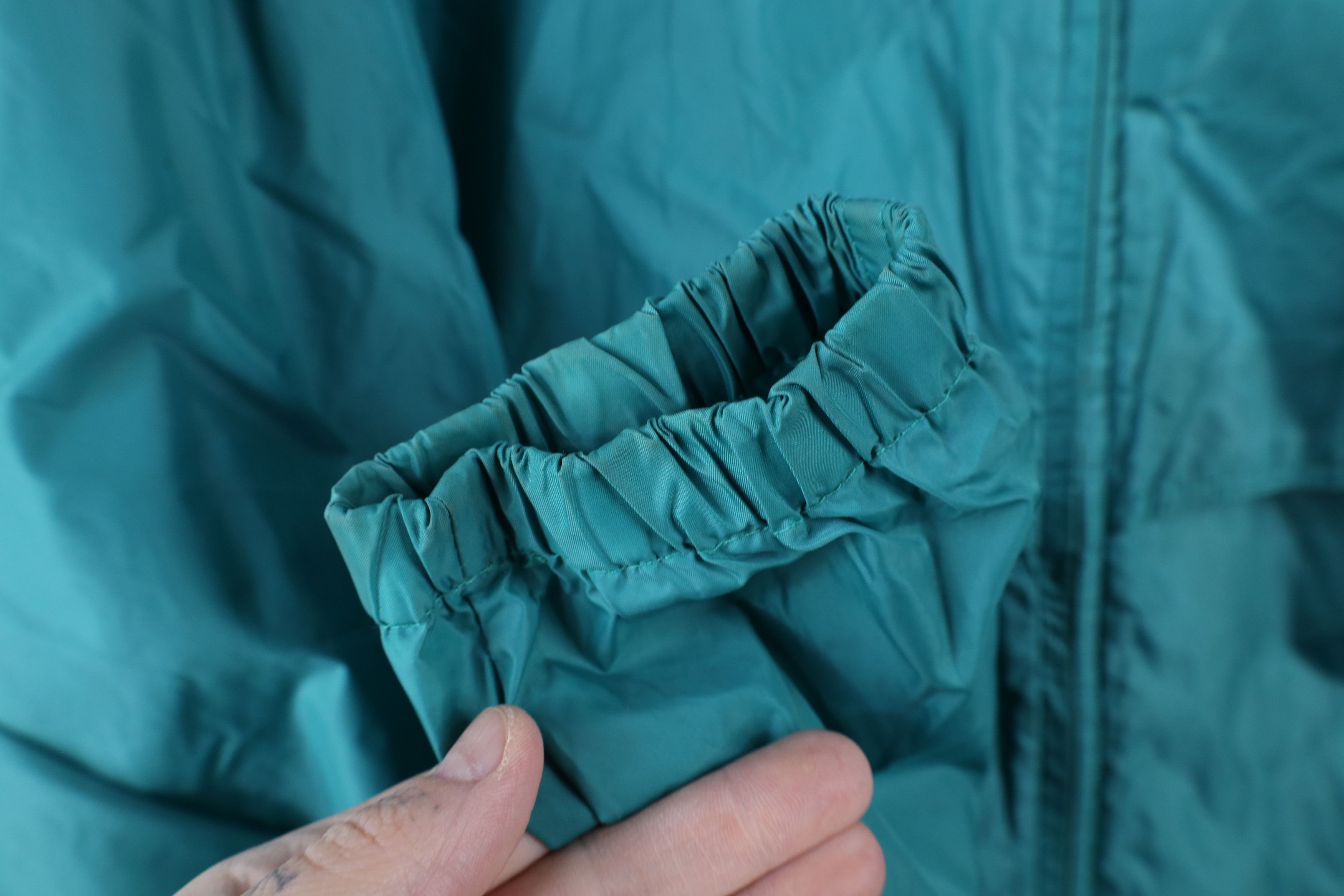Vintage × Woolrich Woolen Mills Vintage 90s Woolrich Blank Hooded Windbreaker Jacket Green Size US L / EU 52-54 / 3 - 6 Thumbnail