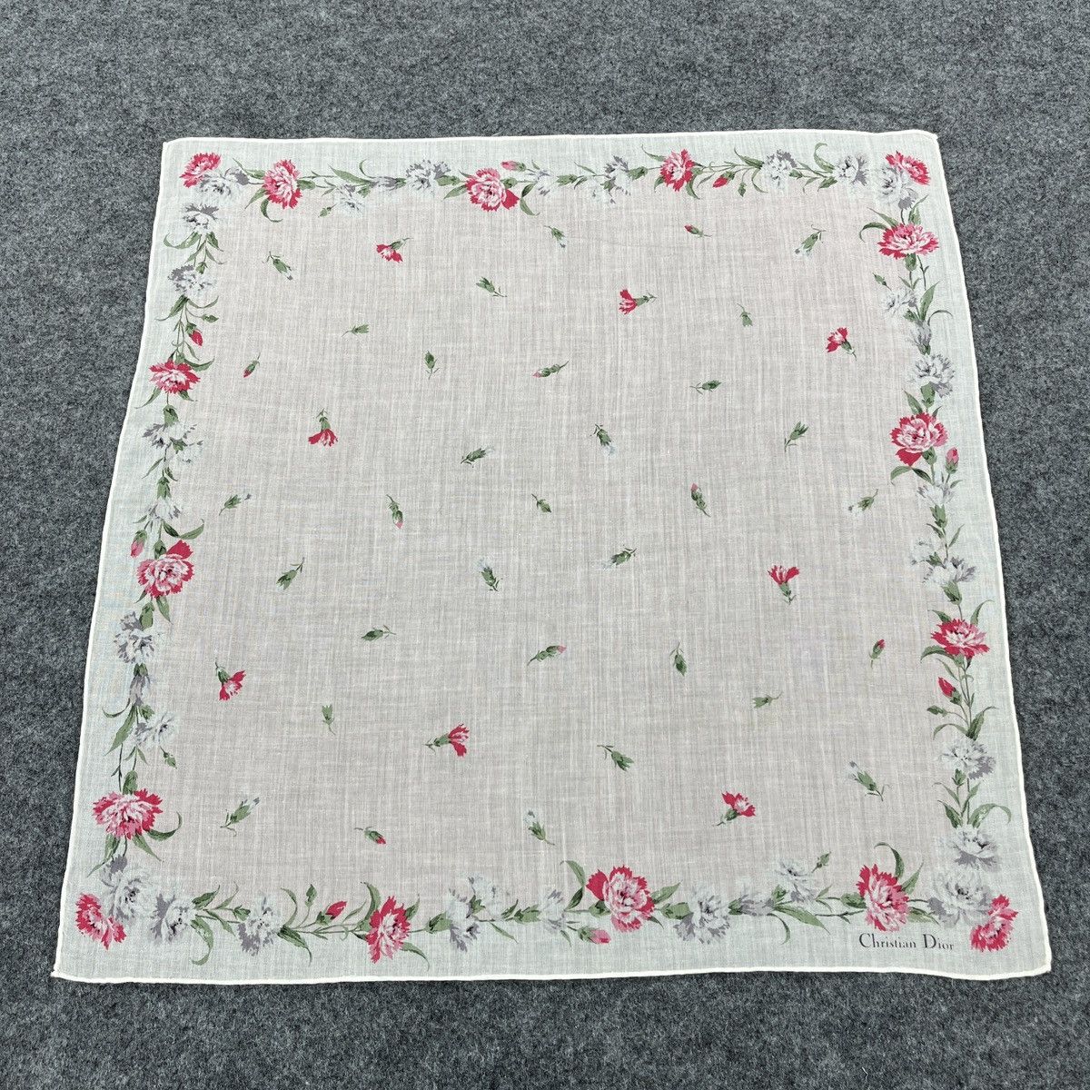 Vintage Christian Dior Handkerchief / Bandana / Neckerchief B521 Size ONE SIZE - 1 Thumbnail