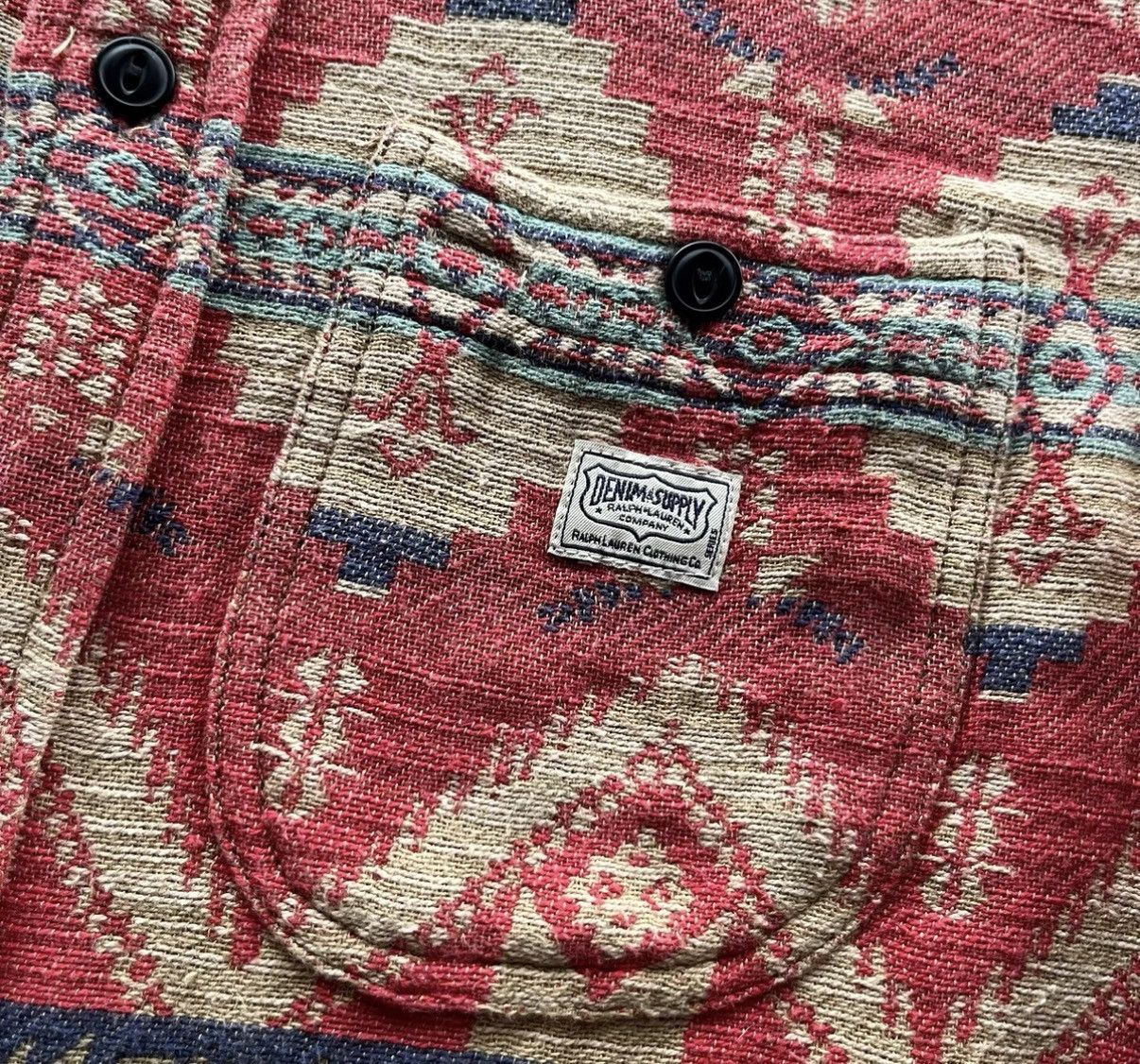 Denim & Supply Ralph Lauren Denim Supply Southwestern Shirt - Ralph Lauren RL K22 Size US S / EU 44-46 / 1 - 5 Thumbnail