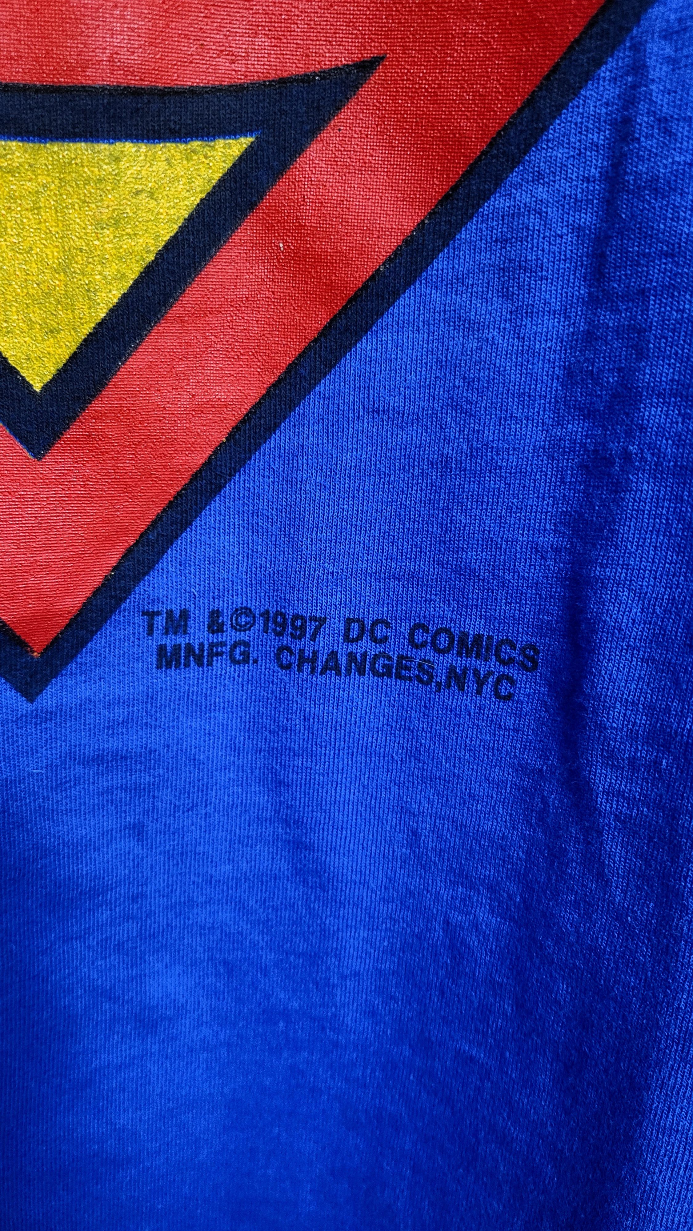 DC Comics Vintage 1997 Delta Superman T-Shirts L but fit XL Size US L / EU 52-54 / 3 - 6 Thumbnail