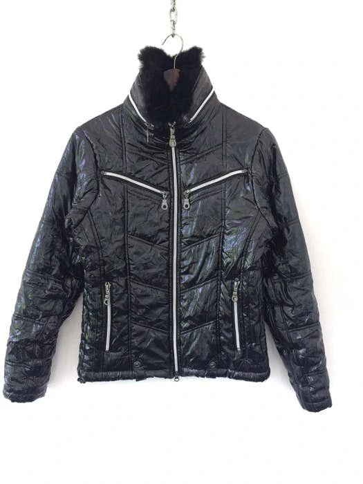 image of Seditionaries Clone Dev Design Casual Puffer Black Jacket, Men's (Size Small)