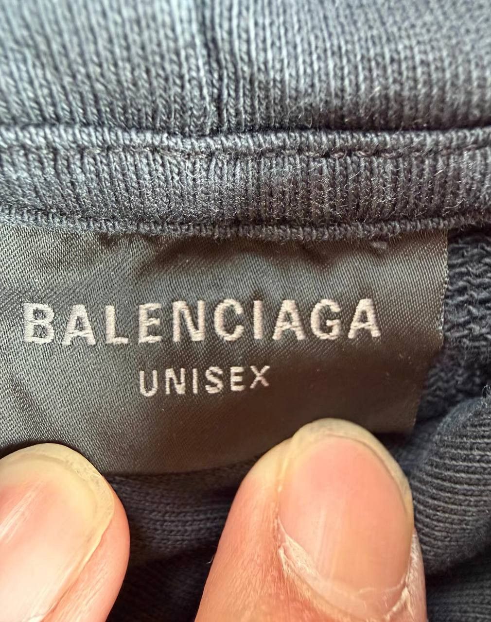 Balenciaga Balenciaga distressed hoodie/sweatshirt with masking tape. Size US L / EU 52-54 / 3 - 5 Thumbnail