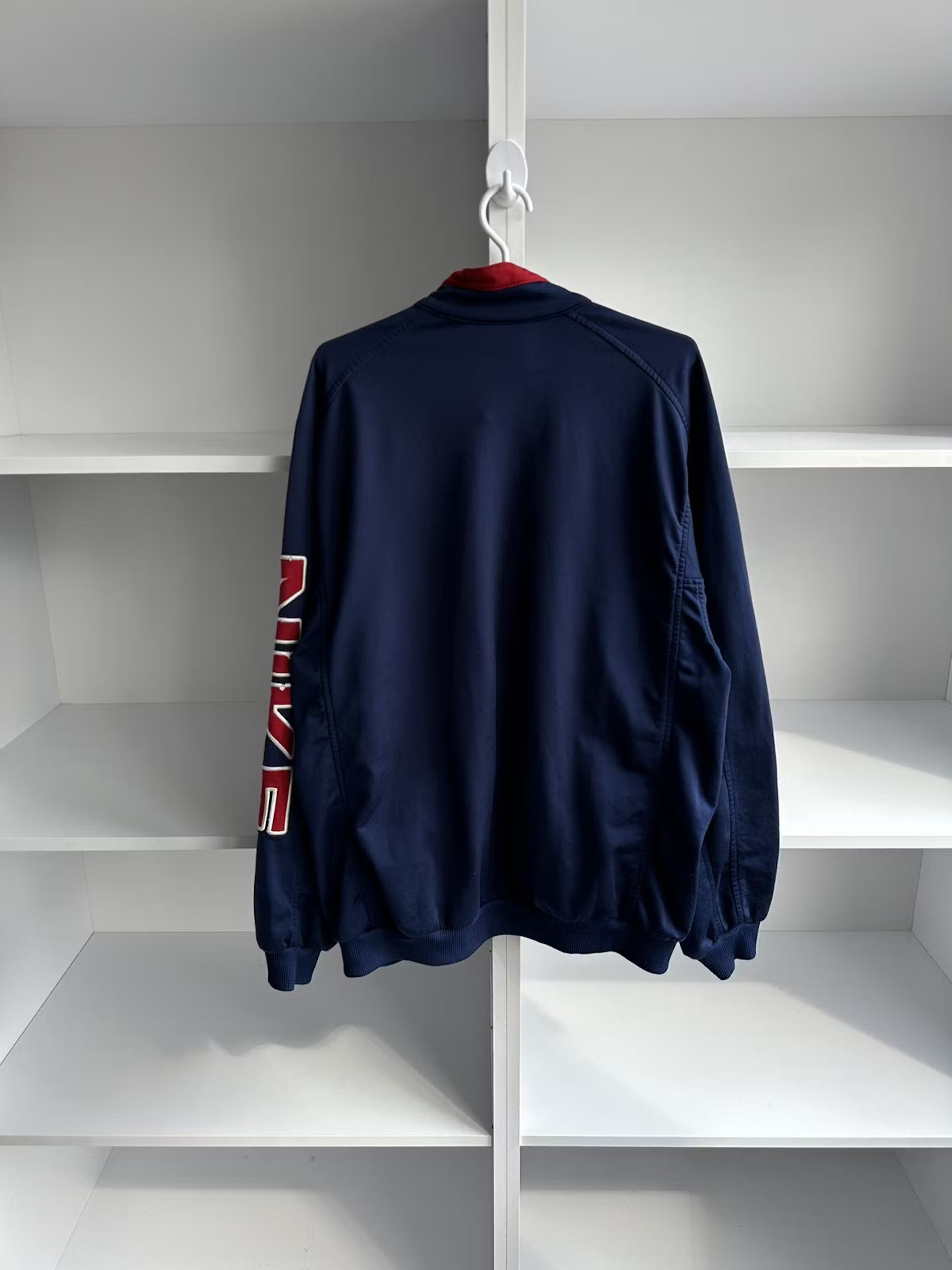 Nike × Vintage Vintage Nike Premier Navy Track Jacket Size US XL / EU 56 / 4 - 4 Thumbnail