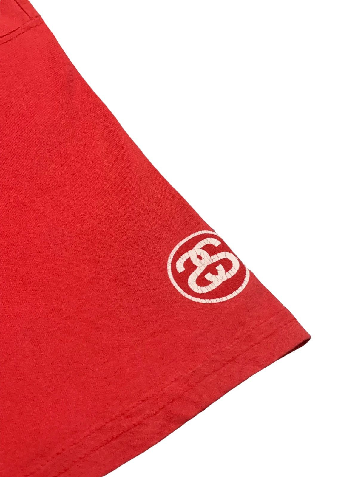 Stussy × Vintage Vintage 90s Stussy Double SS Back Hint Tshirt Size US L / EU 52-54 / 3 - 7 Thumbnail