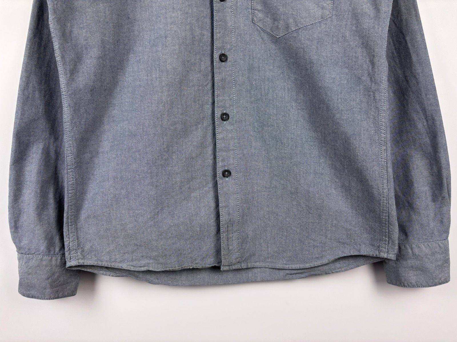 Nudie Jeans Nudie Jeans Chambray Denim Shirt Organic Cotton Blue Size S Size US S / EU 44-46 / 1 - 3 Thumbnail