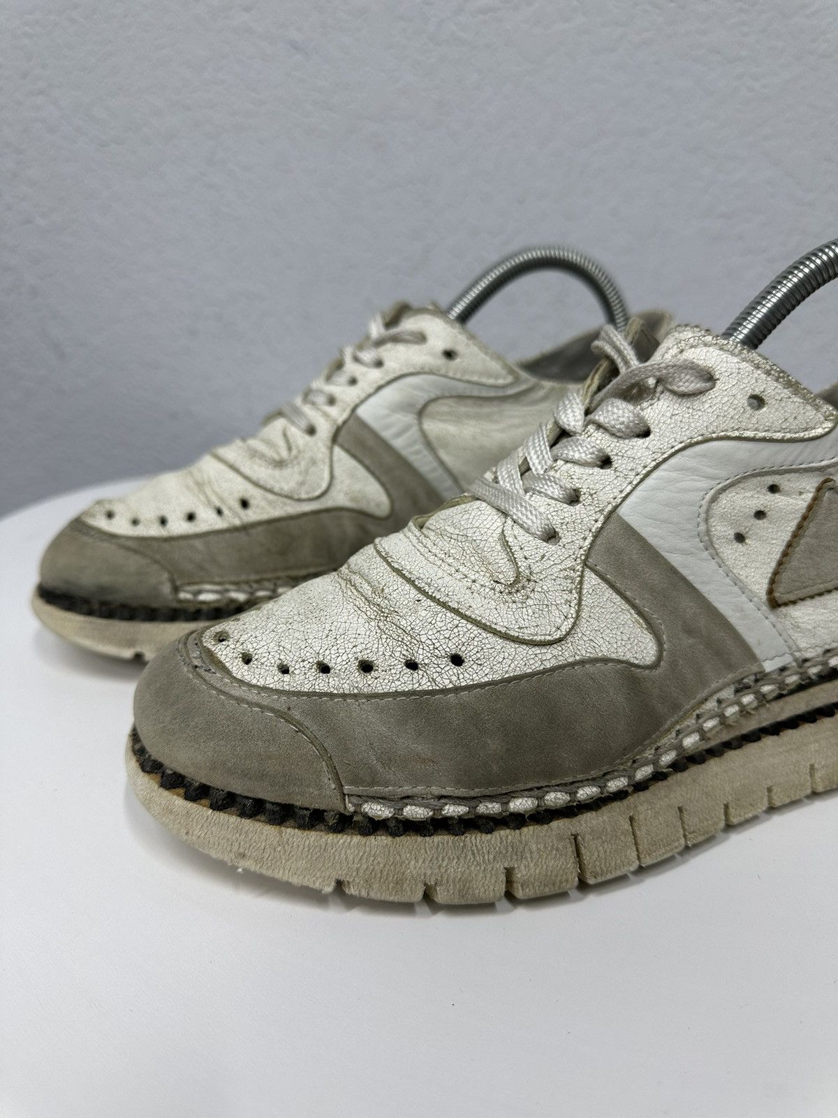 A.S.98 Vintage Sneakers AS 98 faded Avantgarde Distressed Leather Size US 7 / EU 40 - 3 Thumbnail