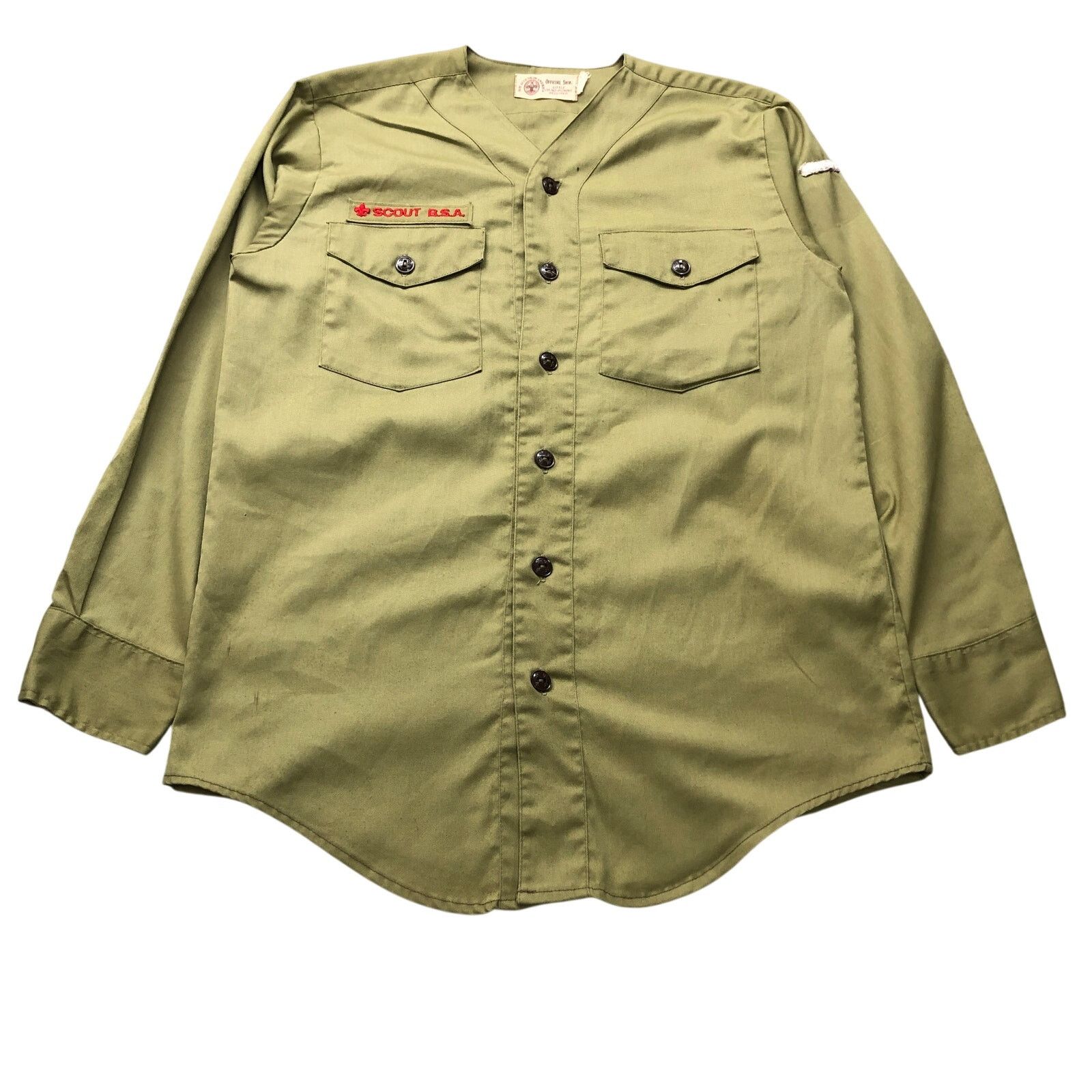 Other Vintage 70s Boys Scouts of America BSA Uniform Men S Shirt Size US S / EU 44-46 / 1 - 1 Thumbnail