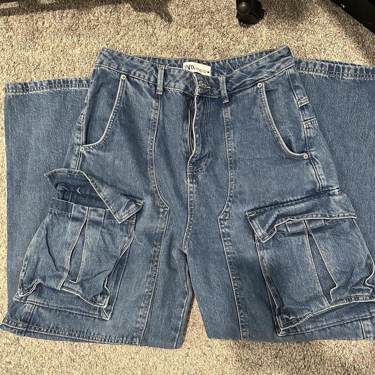 Zara Zara Multi Cargo Jeans Size 28" / US 6 / IT 42 - 1 Thumbnail