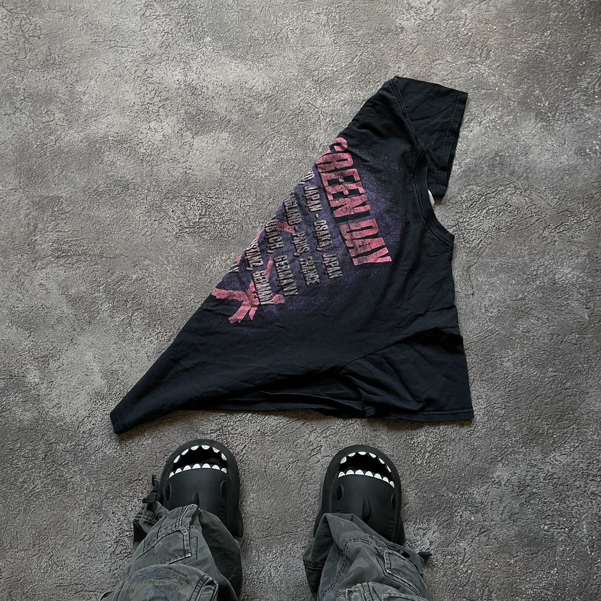 Vintage Vintage Y2K Graphic Tee Abstract Skeleton Grunge Punk Boxy L Size US L / EU 52-54 / 3 - 6 Thumbnail
