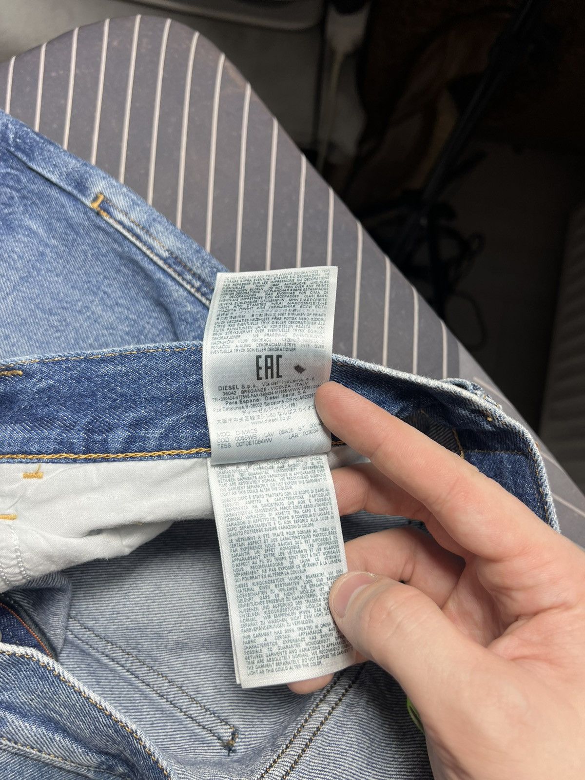 Diesel 🔥 Diesel Italian Distressed Straight Jeans Size 34 Italy 🧵 Size US 34 / EU 50 - 17 Thumbnail