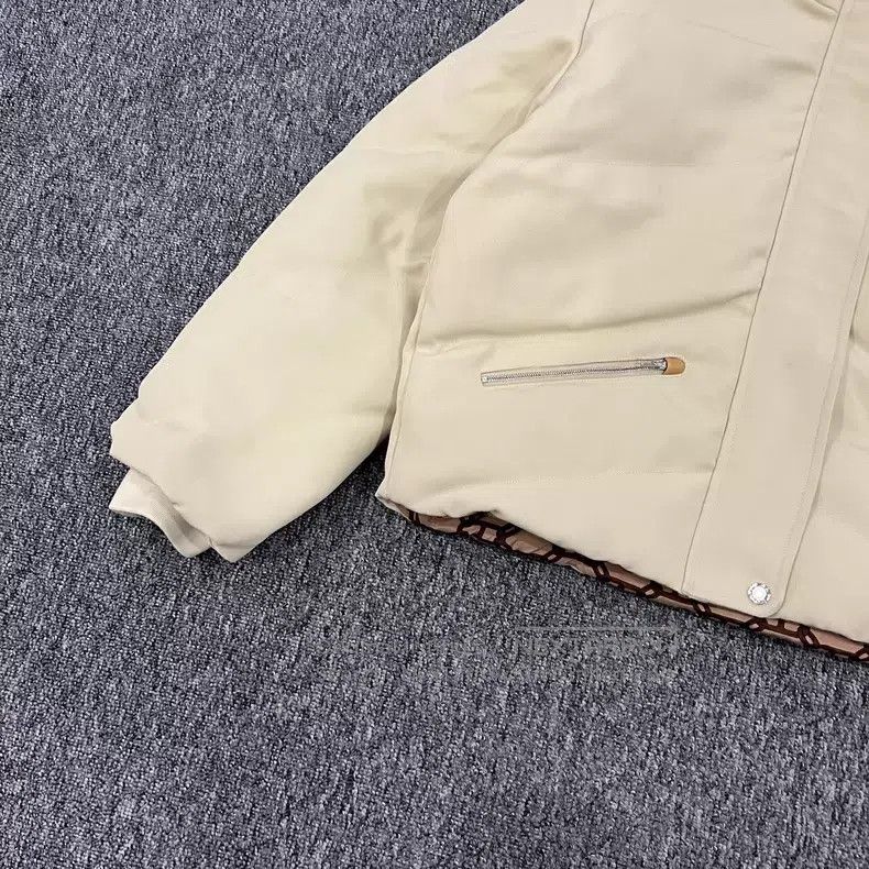 Hermes Hermes Fully Printed Beige Hooded Down Jacket Size XS / US 0-2 / IT 36-38 - 4 Thumbnail