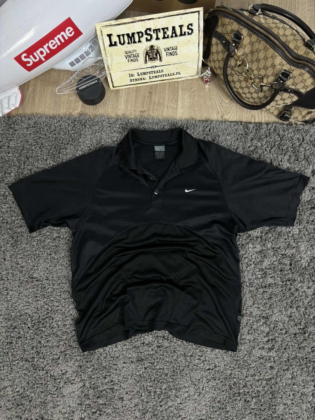 Nike × Vintage 2000s Vintage Basic Small Logo Swoosh T-Shirt Nike Pinterest Size US M / EU 48-50 / 2 - 1 Thumbnail