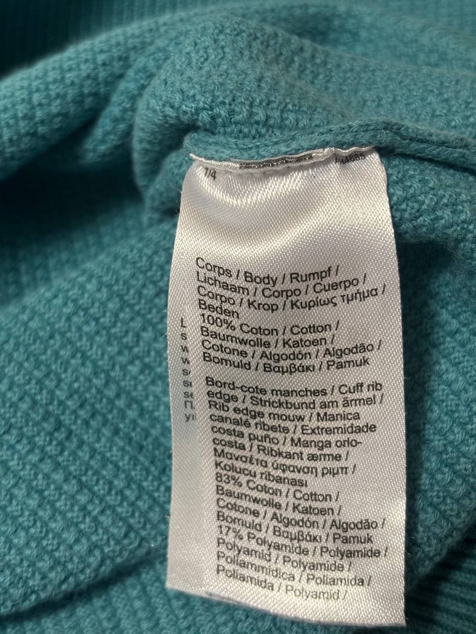 Lacoste Lacoste Knit Crewneck Sweater – Teal Blue Size: FR-3, US-S Size US S / EU 44-46 / 1 - 13 Thumbnail