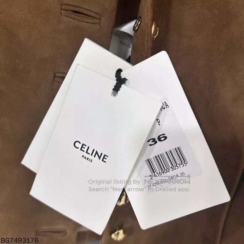 Celine Celine Brown Suede Leather Jacket. Size US M / EU 48-50 / 2 - 7 Thumbnail