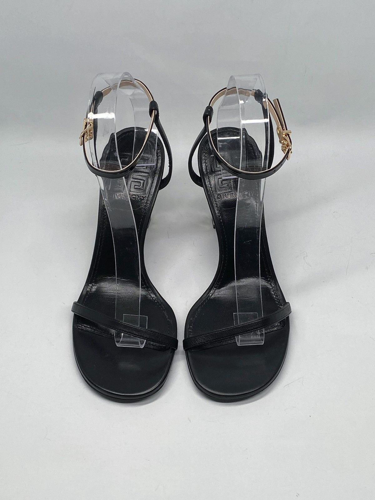 Givenchy Givenchy G Cube Sculptural Heel Leather Sandals size 37 Size US 7 / IT 37 - 4 Thumbnail