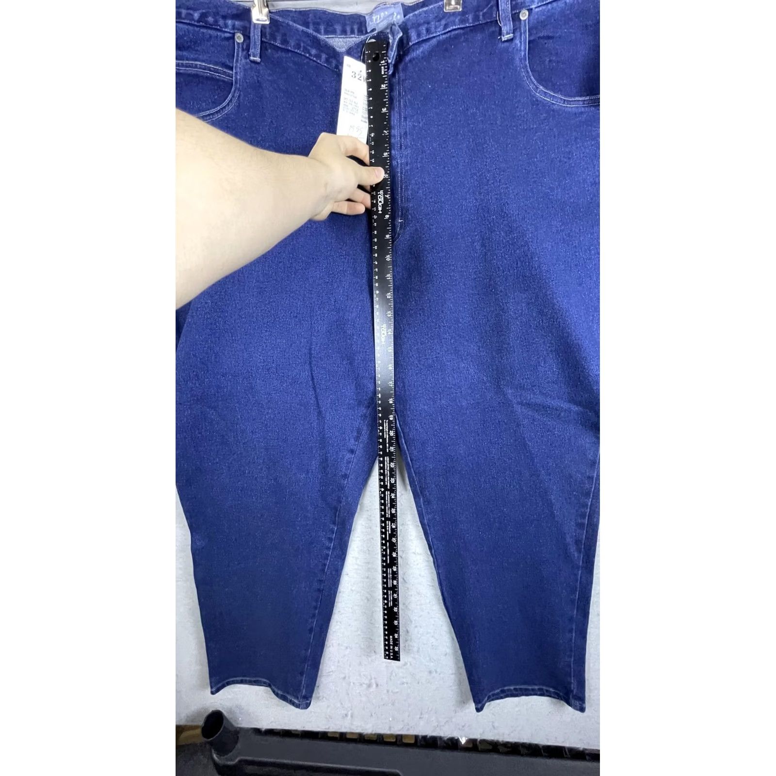 Vintage Liz & Me Jeans Womens 32W Blue Tapered High Rise Stretch Denim Medium Wash Jeans Womens 32W Blue Tapered High Rise Stretch Denim Medium Wash Size 24" / US 00 / IT 34 - 5 Thumbnail