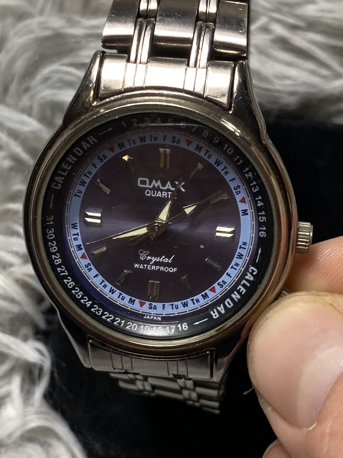 Japanese Brand × Jewelry × Vintage Omax Calendar Quartz Watch - Japanese Brand Size ONE SIZE - 6 Thumbnail