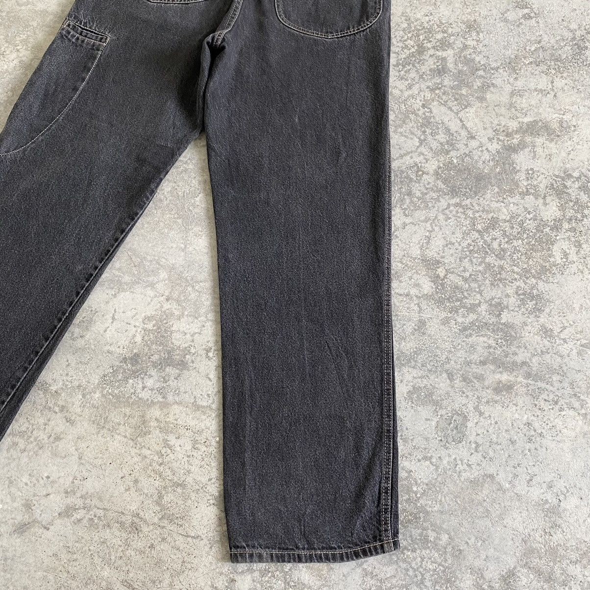 Marithe + Francois Girbaud 2000’s MFG Relaxed Fit Ash Grey Work Denim Jeans Size US 32 / EU 48 - 17 Thumbnail