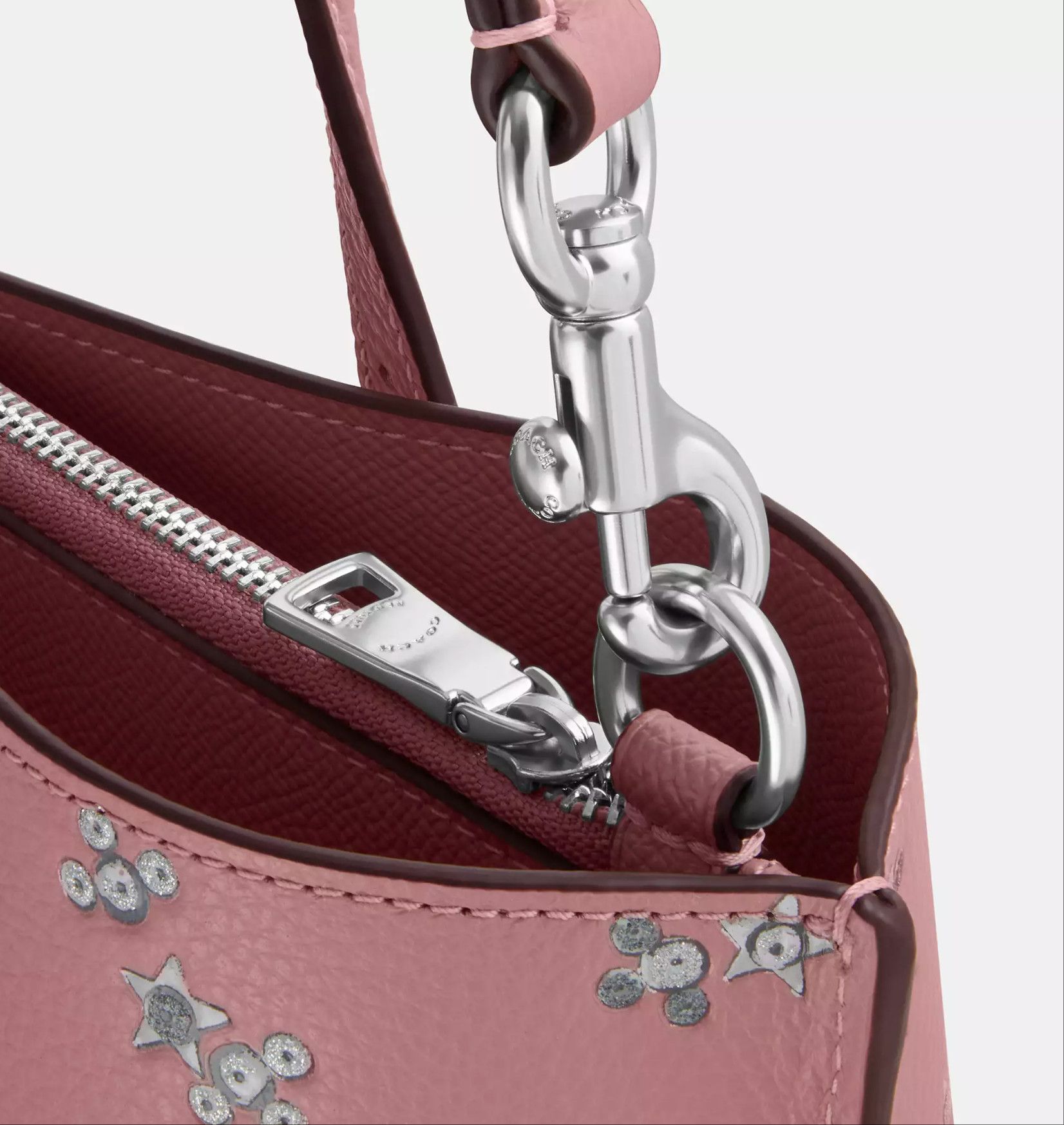 Coach Mollie Tote Bag 25 With Star Print CCV87 Size ONE SIZE - 16 Thumbnail