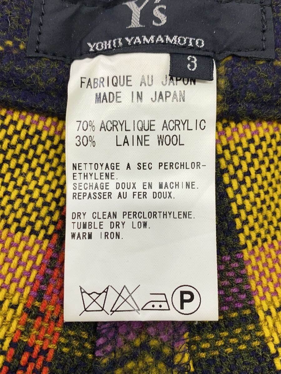 Yohji Yamamoto Plaid Straight Leg Cropped Pants Size US 29 - 5 Thumbnail