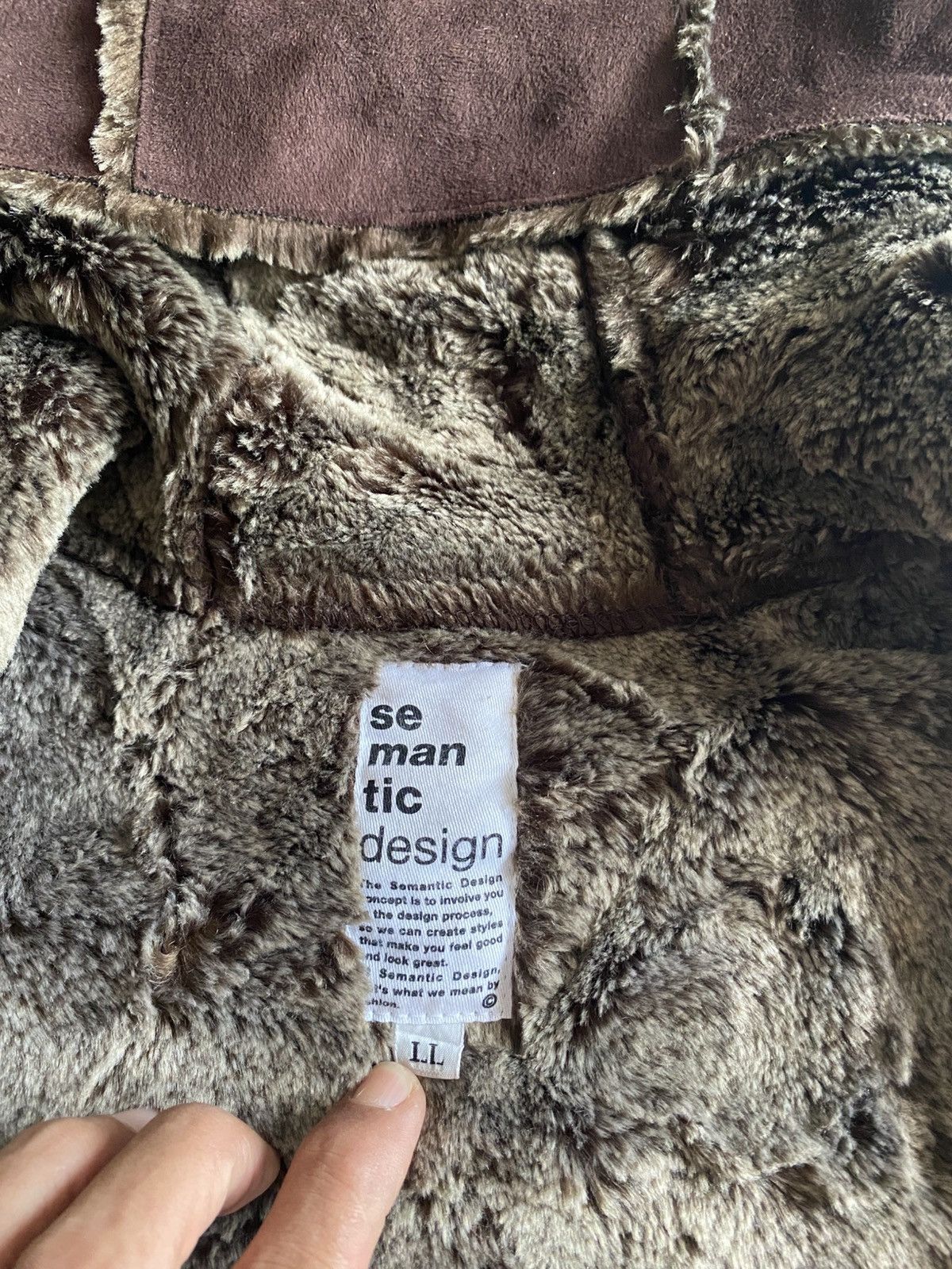 14th Addiction Japanese~ Semantic Design Leather Suede Coat Jacket Size US L / EU 52-54 / 3 - 18 Thumbnail