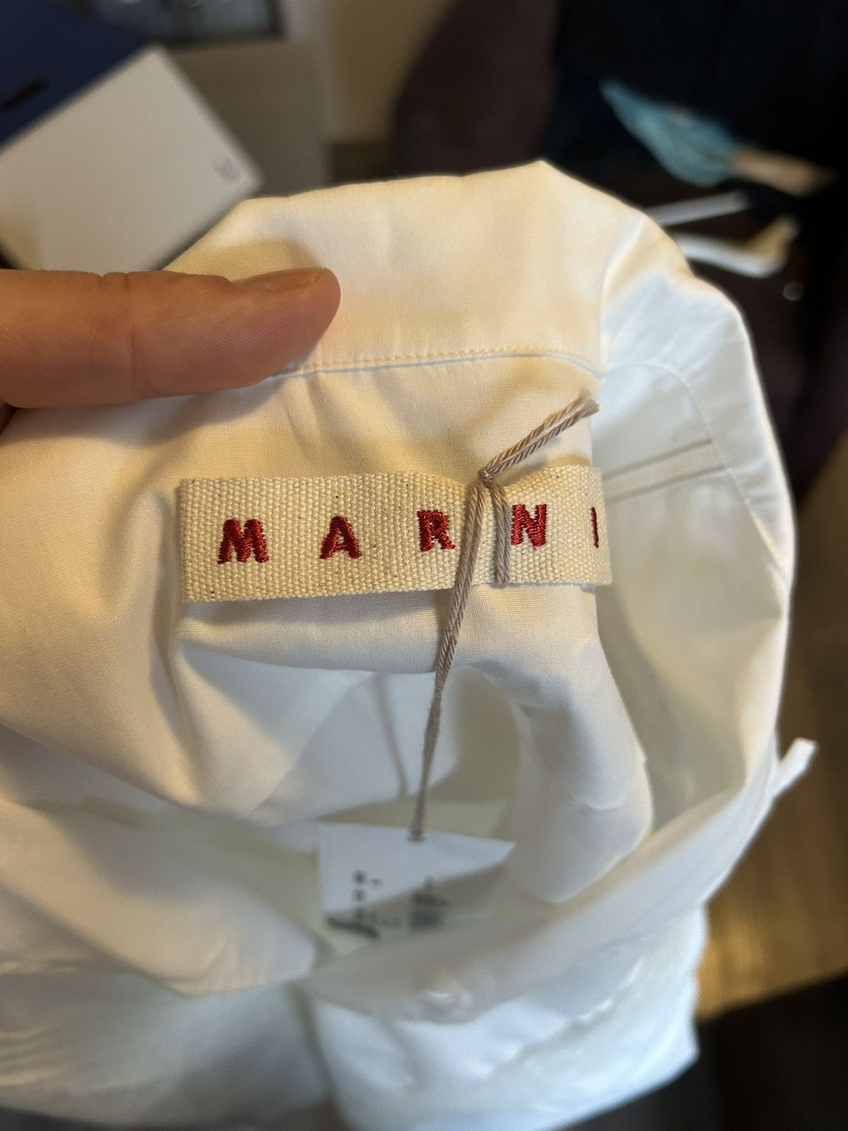 Marni Marni Short-Sleeve Poplin Shirt Size US M / EU 48-50 / 2 - 10 Thumbnail