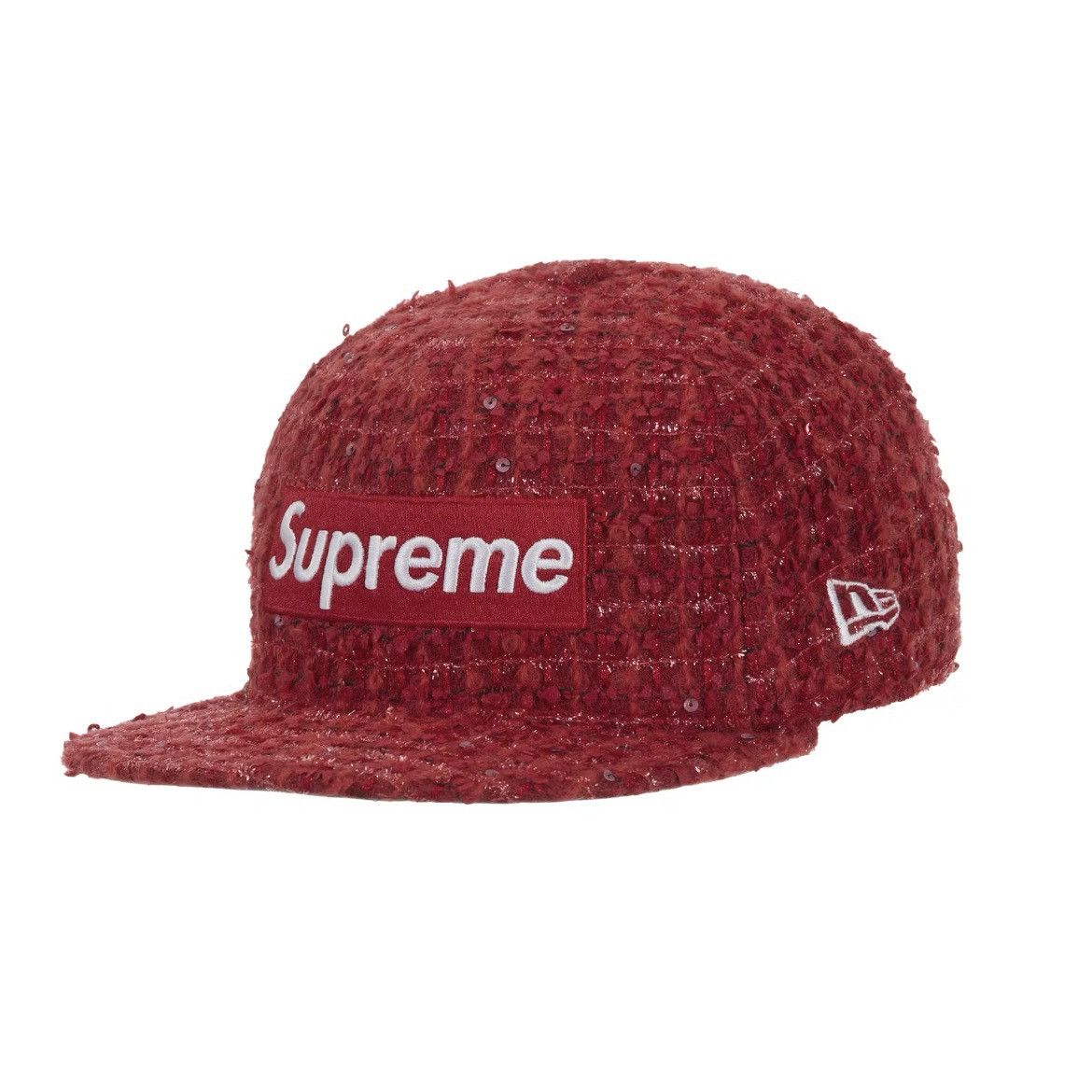 Supreme Supreme Bouclé Fitted Cap New Era Hat (7 3/8) Size ONE SIZE - 4 Thumbnail