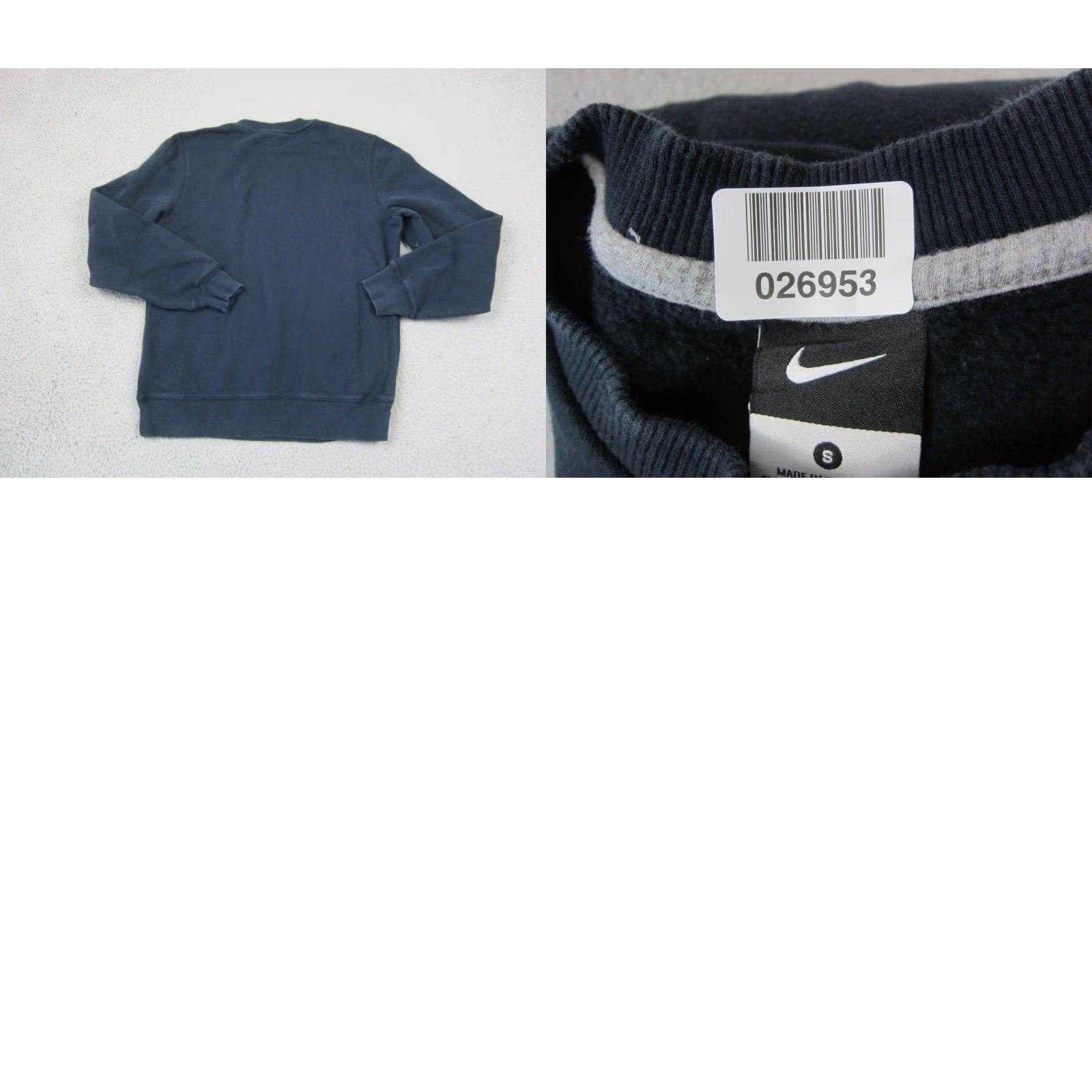 Nike Nike Sweatshirt Mens Small Blue Swoosh Logo Fleece Classic 90s Pullover Crew Neck Long Sleeve Adidas none Size US S / EU 44-46 / 1 - 8 Thumbnail