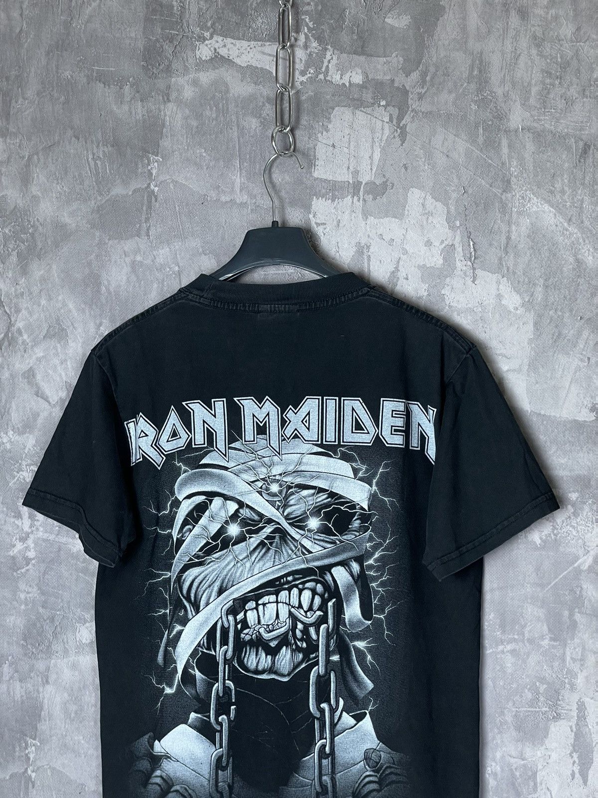 Band Tees × Iron Maiden × Vintage Iron Maiden Killers Vintage Rock Band T-Shirt Tee 90s Size US S / EU 44-46 / 1 - 12 Thumbnail
