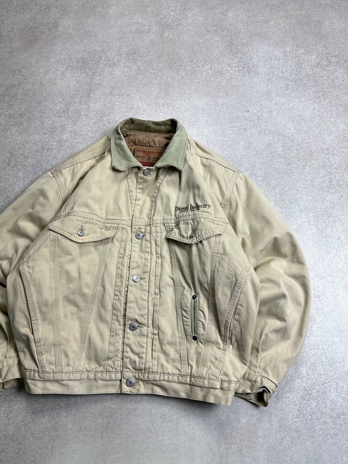 Diesel Vintage Diesel Denim Y2K Heavy Jacket S Size US S / EU 44-46 / 1 - 2 Thumbnail