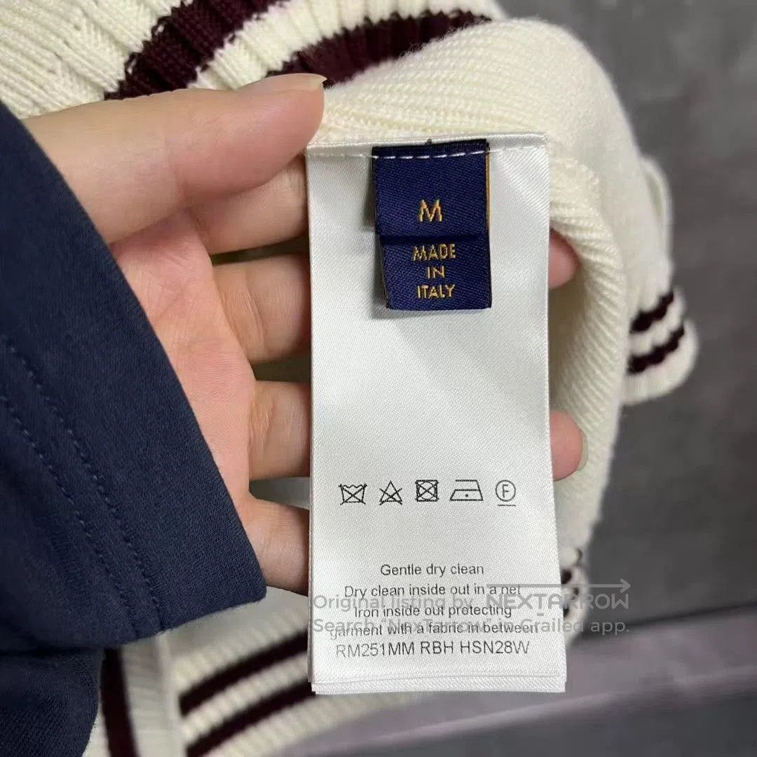 Louis Vuitton 2024 White Wool Vest.