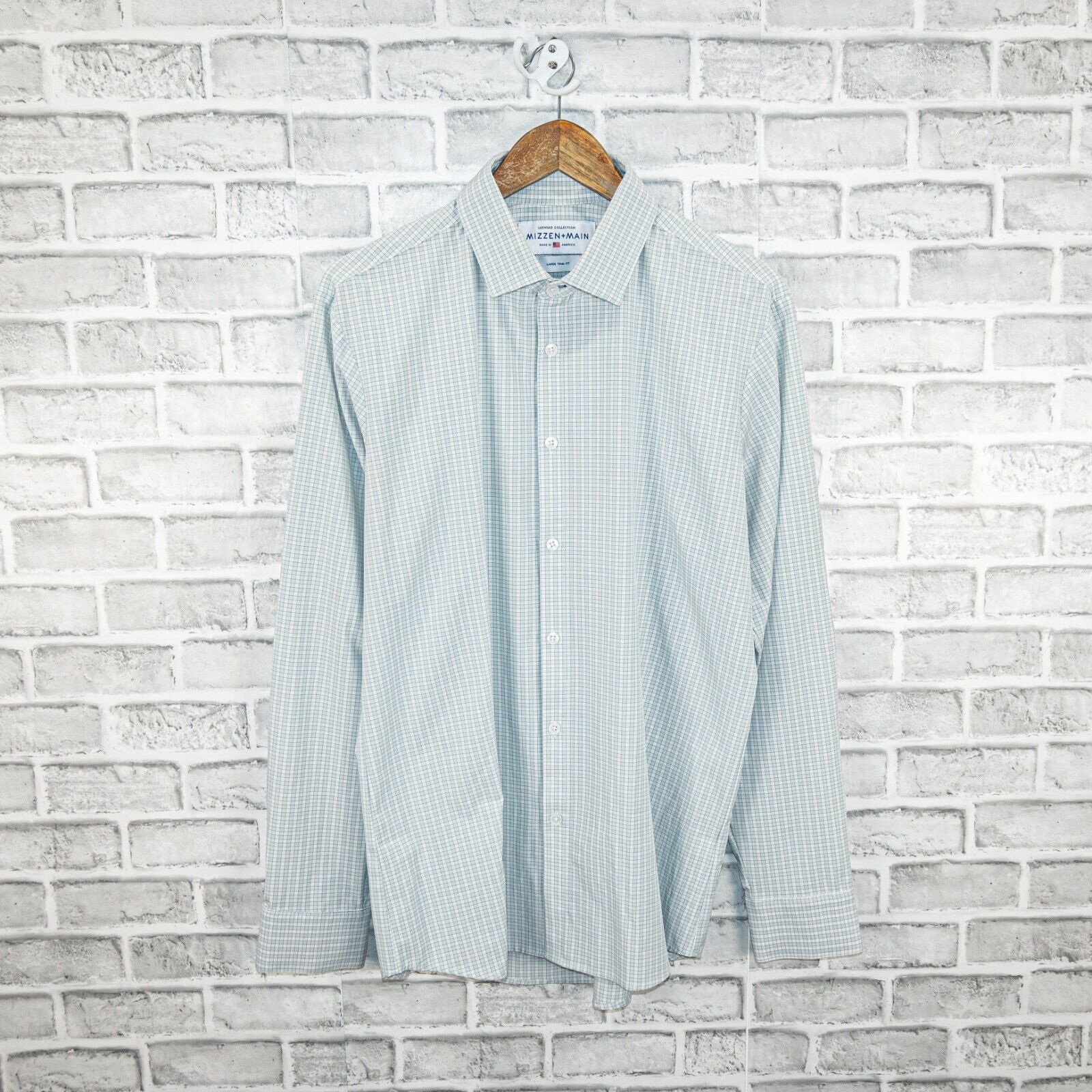 Mizzen+Main MIZZEN + MAIN collection Trim Fit Button front Shirt blue Size US L / EU 52-54 / 3 - 1 Thumbnail
